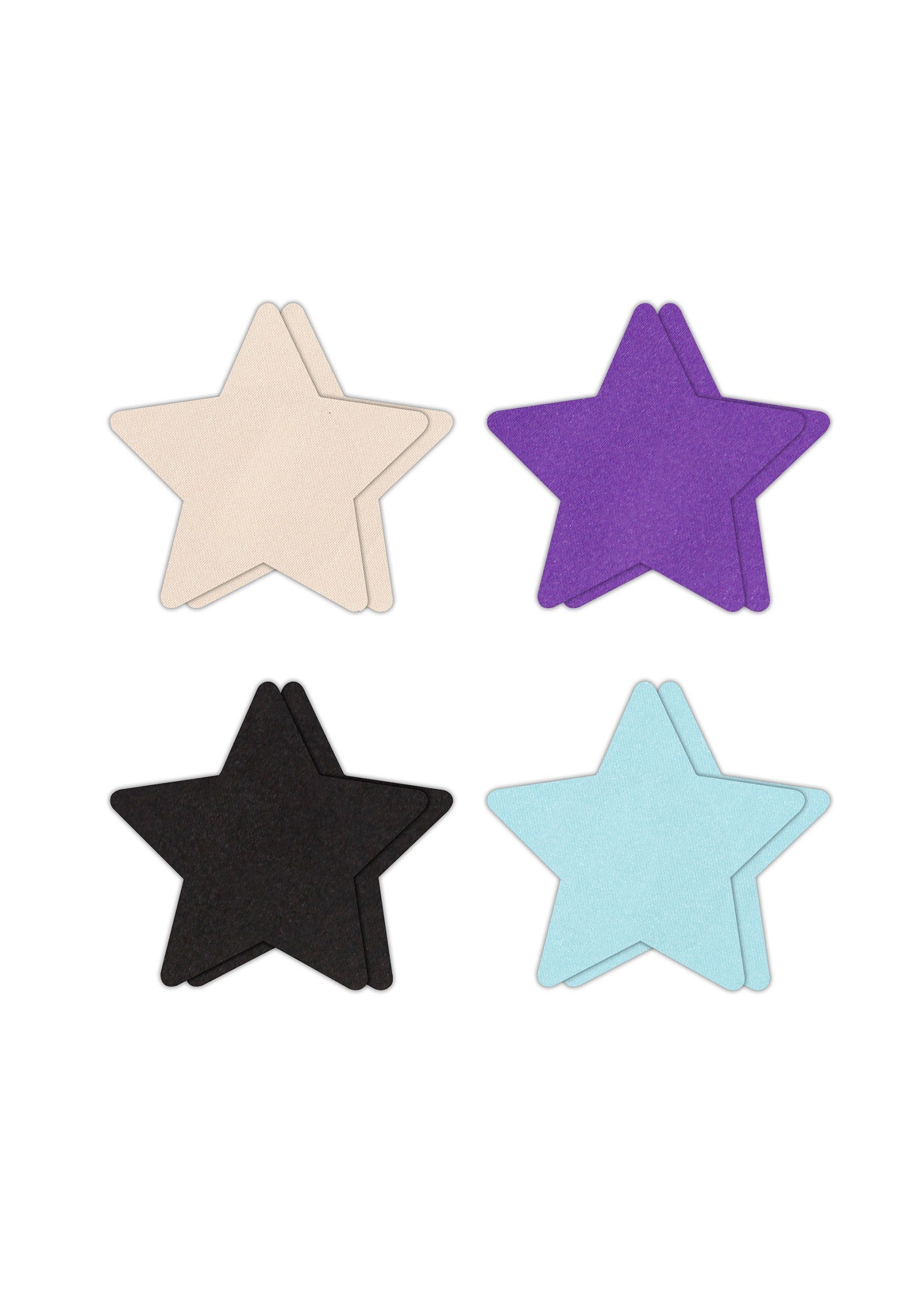 NS Novelties Pasties Star I Assorted 4 Pair