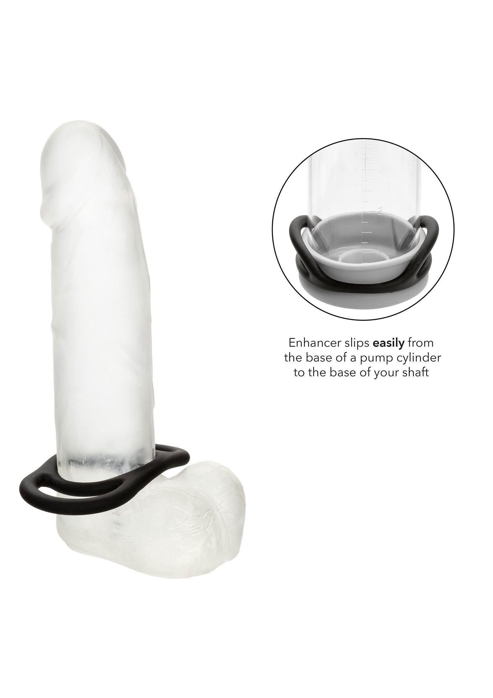 Améliorez votre pompe à pénis avec cet accessoire confortable et facile à utiliser.; Verbeter je penispomp met dit comfortabele en gemakkelijk te gebruiken accessoire.; Enhance your penis pump with this comfortable and easy-to-use accessory.