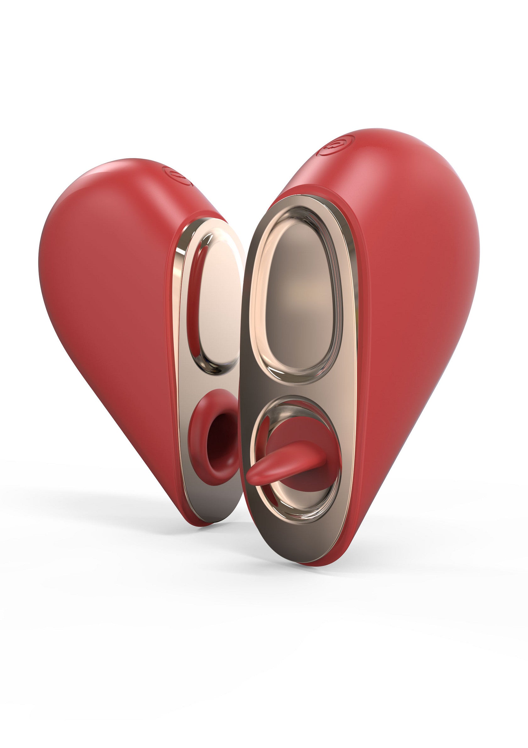 Un accessoire érotique rouge en forme de cœur, pour le plaisir solitaire ou partagé. Découvrez des sensations uniques!; Een rood erotisch accessoire in hartvorm, voor solo of gedeeld plezier. Ontdek unieke sensaties!; A heart-shaped red erotic accessory, for solo or shared pleasure. Discover unique sensations!