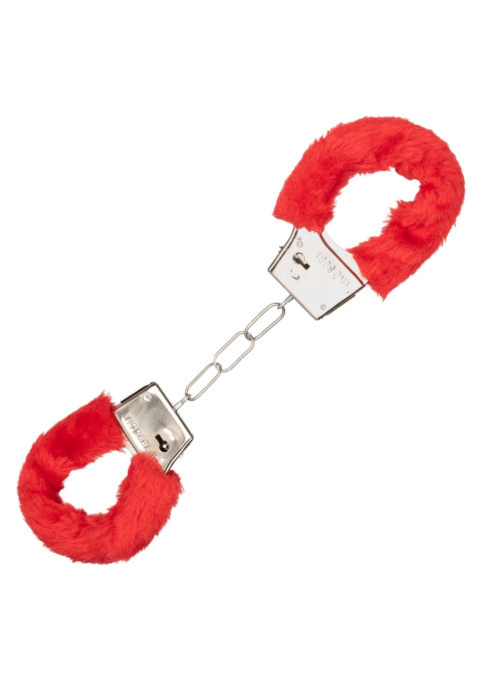 Menottes rouges en fourrure douce pour adultes. Accessoire de jeu de rôle sexy et amusant pour pimenter votre vie amoureuse.; Rode, zachte, pluche handboeien voor volwassenen. Sexy en leuke rollenspelaccessoire om je liefdesleven op te fleuren.; Red, soft, furry handcuffs for adults. Sexy and fun role-playing accessory to spice up your love life.