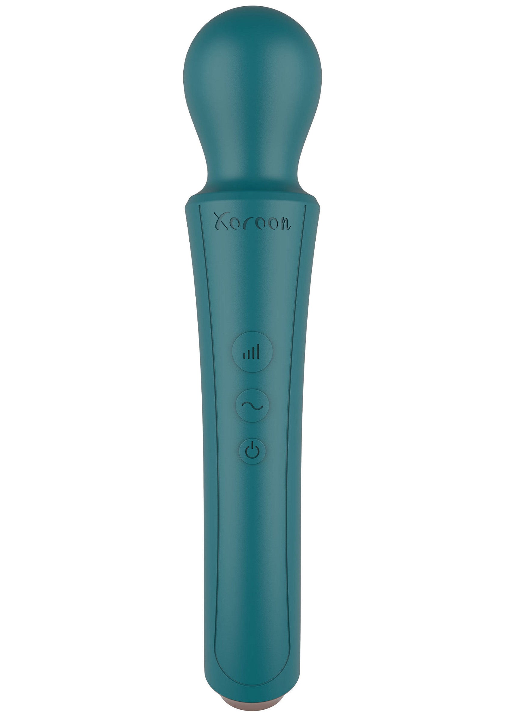 Masseur personnel bleu turquoise Xoroon pour le bien-être et la détente.; Xoroon turquoise blauwe persoonlijke stimulator voor welzijn en ontspanning.; Xoroon turquoise blue personal massager for wellness and relaxation.