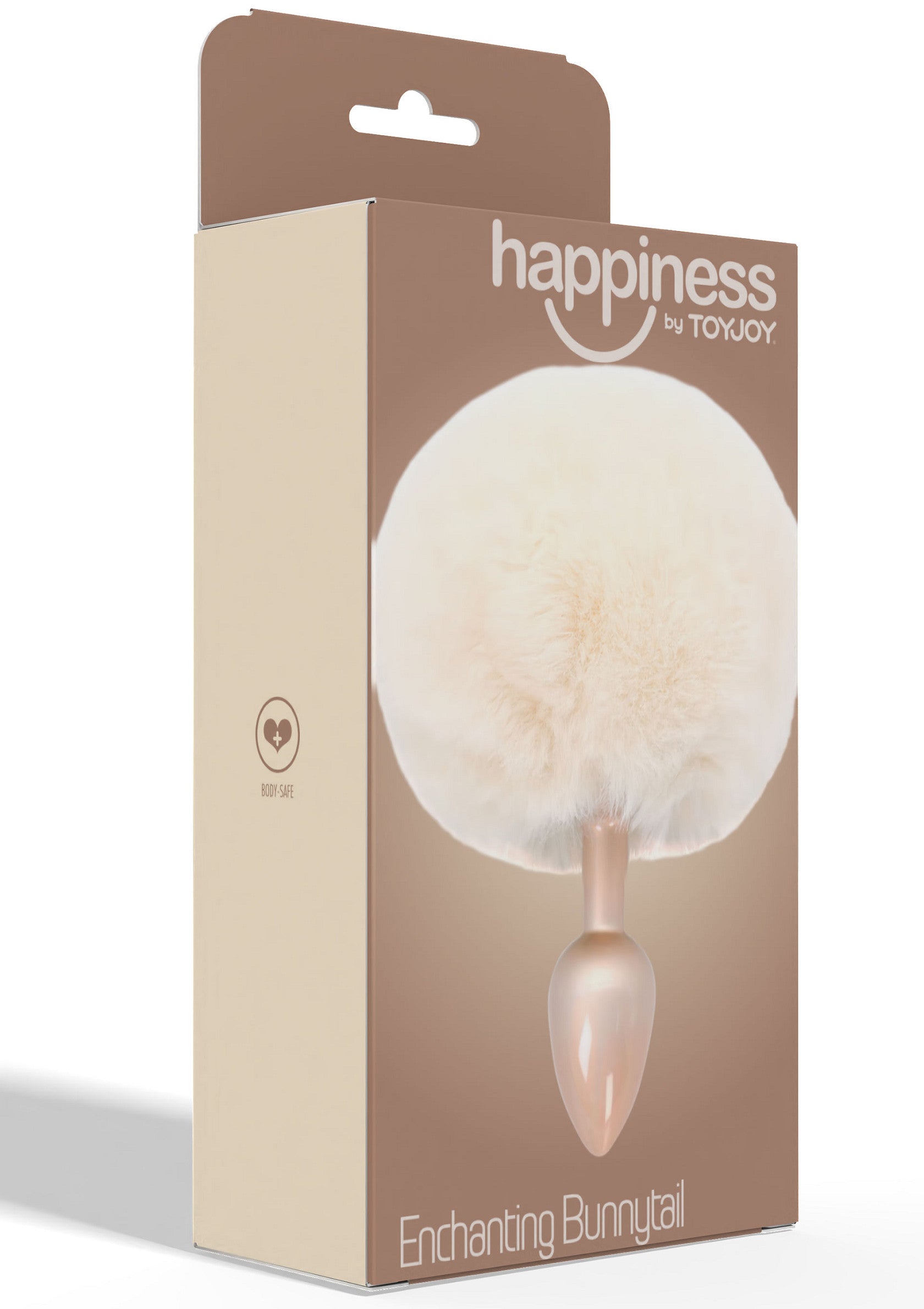 Coffret Happiness by ToyJoy 'Enchanting Bunnytail', accessoire érotique pour adultes.; Happiness by ToyJoy 'Enchanting Bunnytail'-set, erotisch accessoire voor volwassenen.; Happiness by ToyJoy 'Enchanting Bunnytail' box, erotic adult accessory.