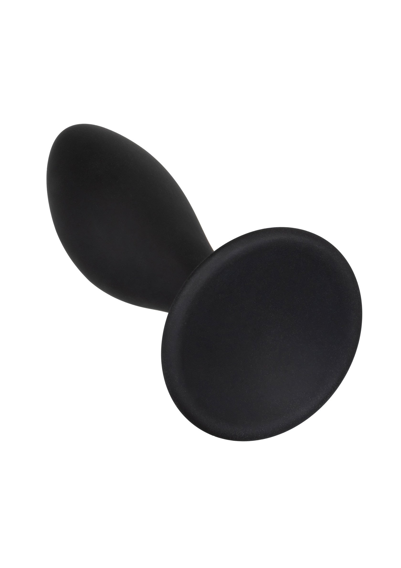 Plug anal noir lisse pour le plaisir et la détente. Jouet pour adultes.; Gladde zwarte anale plug voor genot en ontspanning. Speeltje voor volwassenen.; Smooth black anal plug for pleasure and relaxation. Adult toy.