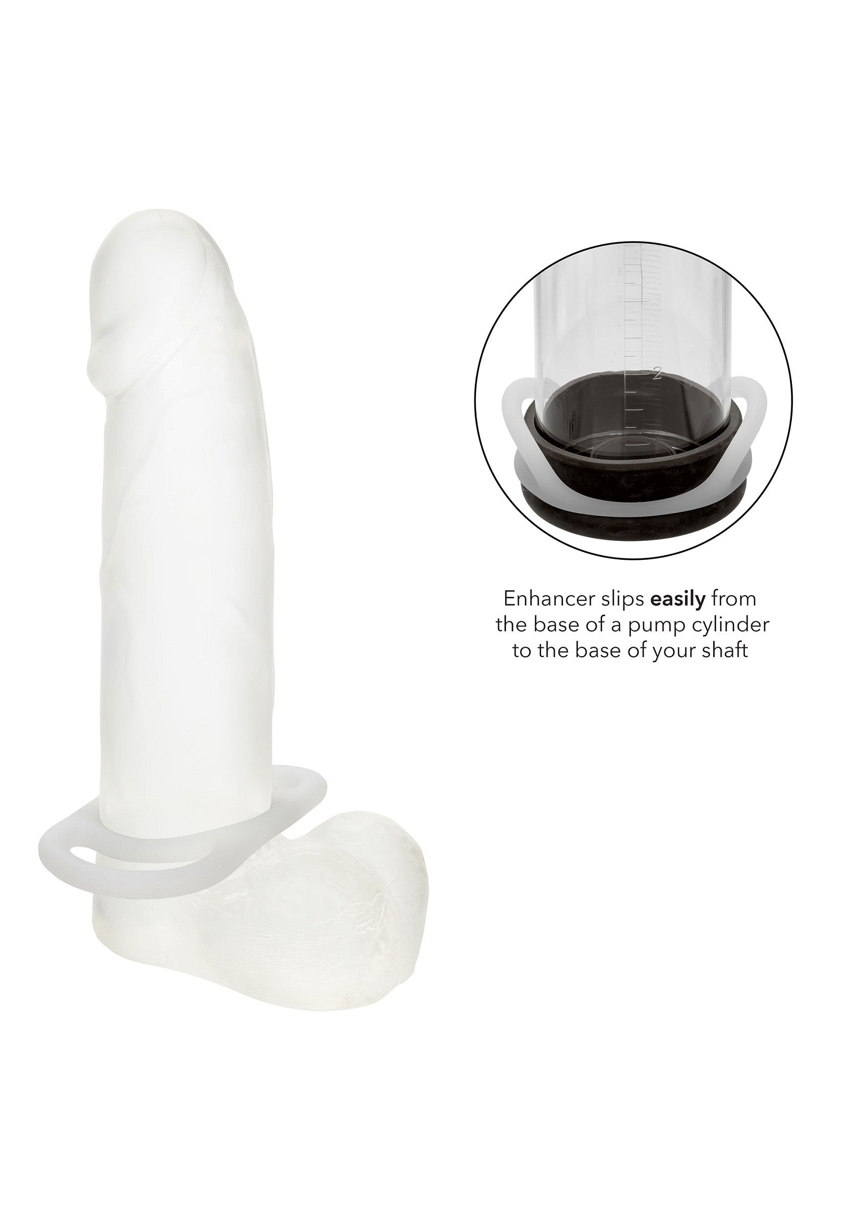 Améliorez votre expérience avec cet accessoire pour pompe pénienne.; Verbeter uw ervaring met dit accessoire voor de penis pomp.; Enhance your experience with this penis pump accessory.