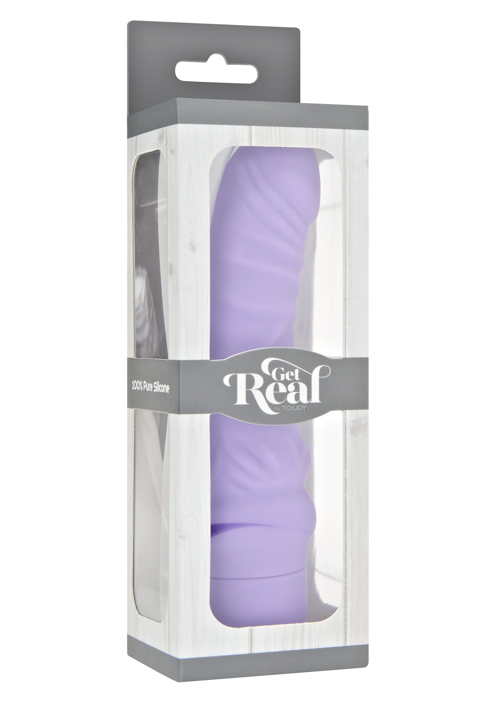 Jouet sexuel Get Real en silicone violet, pour adultes. Plaisir intense garanti !; Get Real paarse siliconen seksspeeltje, voor volwassenen. Gegarandeerd intens plezier!; Get Real purple silicone sex toy, for adults. Guaranteed intense pleasure!