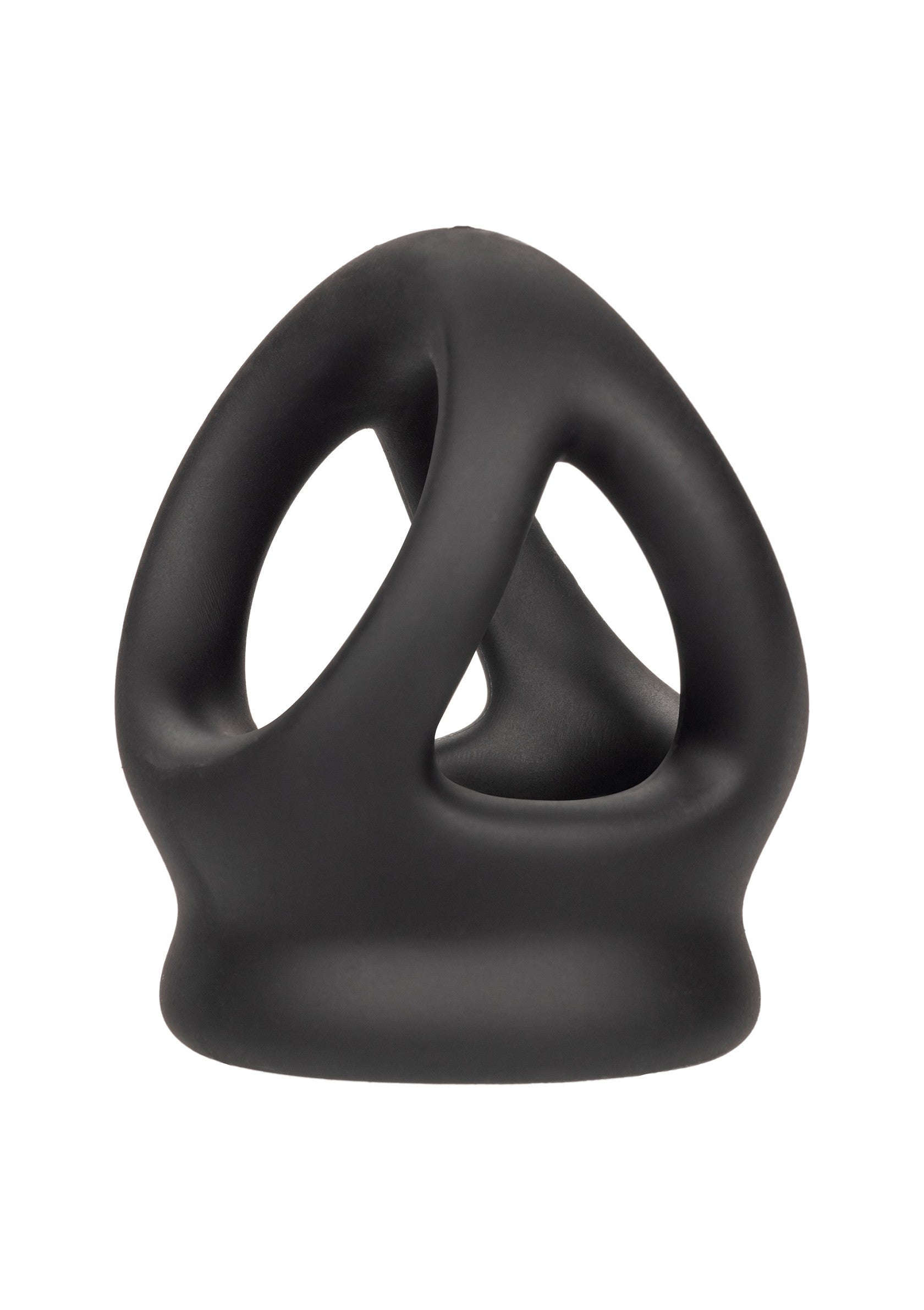 Anneau pénien noir texturé pour un plaisir intense et durable. Conception unique pour un maintien optimal et un confort maximal.; Getextureerde zwarte penisring voor intens en langdurig plezier. Uniek ontwerp voor optimale ondersteuning en maximaal comfort.; Textured black cock ring for intense and long-lasting pleasure. Unique design for optimal support and maximum comfort.