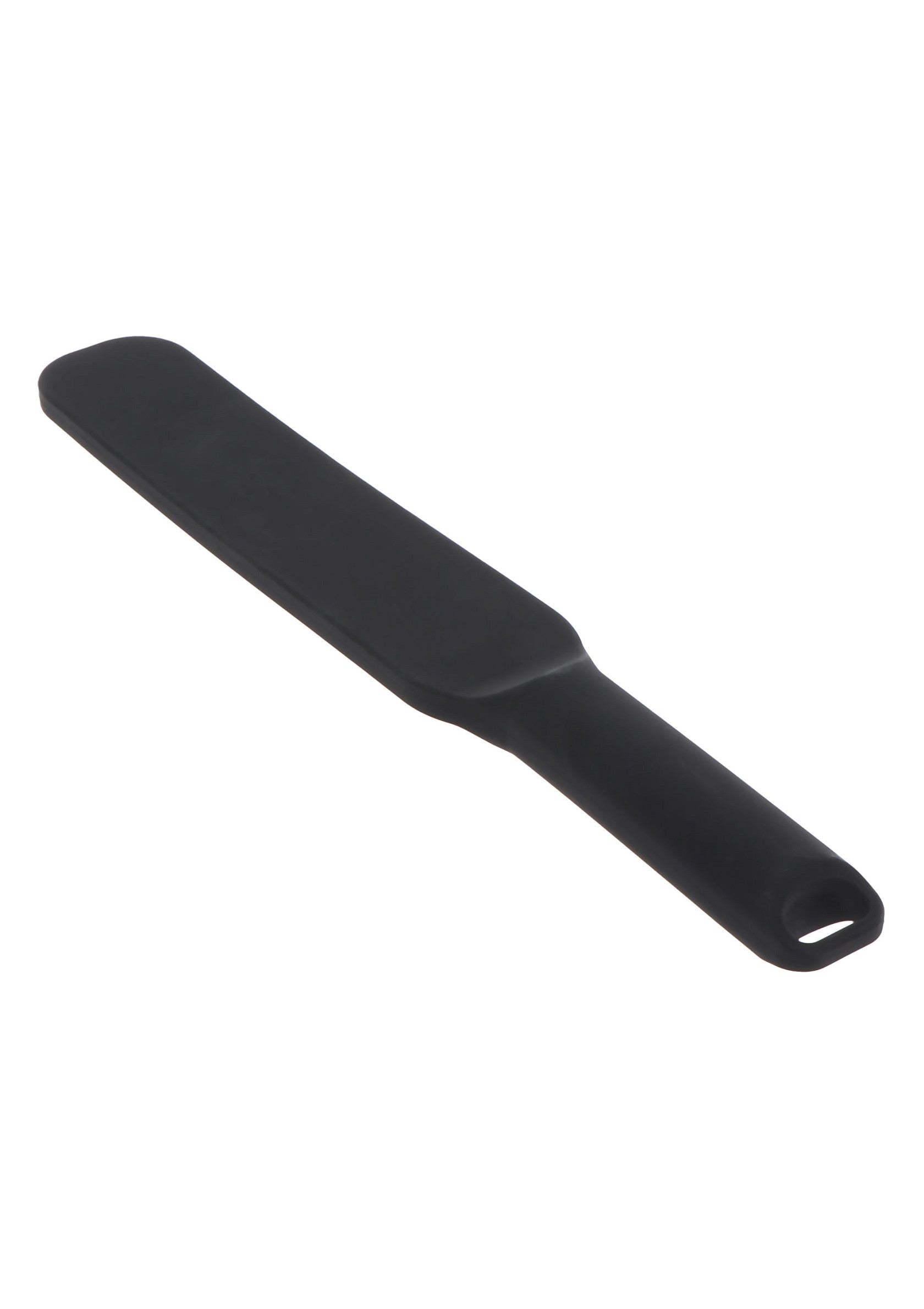 Spatule en silicone noire pour la cuisine et la pâtisserie.; Zwarte siliconen spatel voor koken en bakken.; Black silicone spatula for cooking and baking.