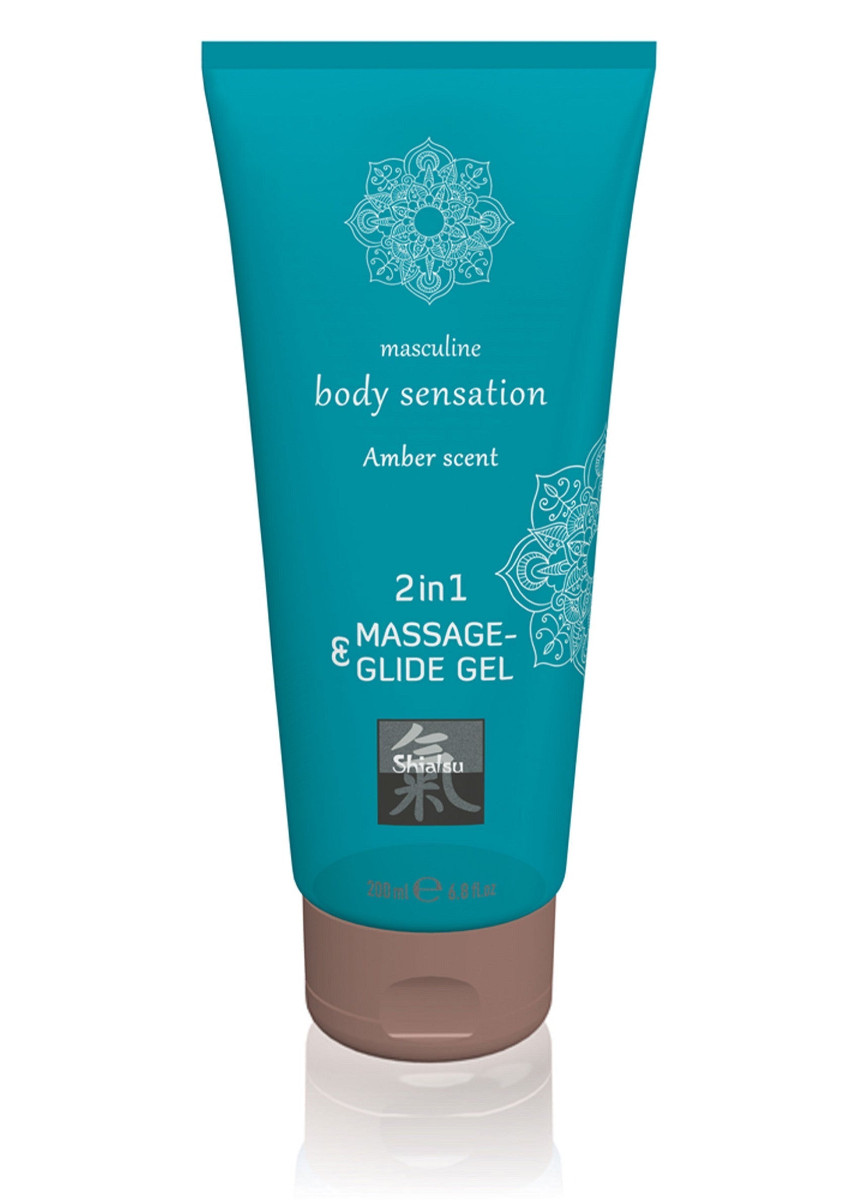 Gel de massage 2 en 1 pour homme. Senteur ambrée. Body sensation. Idéal pour un moment de détente et de plaisir. ; 2-in-1 massagegel voor mannen. Amber geur. Body sensation. Ideaal voor een moment van ontspanning en plezier. ; 2 in 1 massage glide gel for men. Amber scent. Body sensation. Ideal for a moment of relaxation and pleasure.