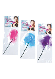 Plumes chatouilleuses coquines, disponibles en rose, bleu et violet. Accessoire séduction pour pimenter votre vie amoureuse.; Speelse kietelveren, verkrijgbaar in roze, blauw en paars. Verleidingsaccessoire om je liefdesleven op te fleuren.; Playful tickler feathers, available in pink, blue, and purple. Seduction accessory to spice up your love life.