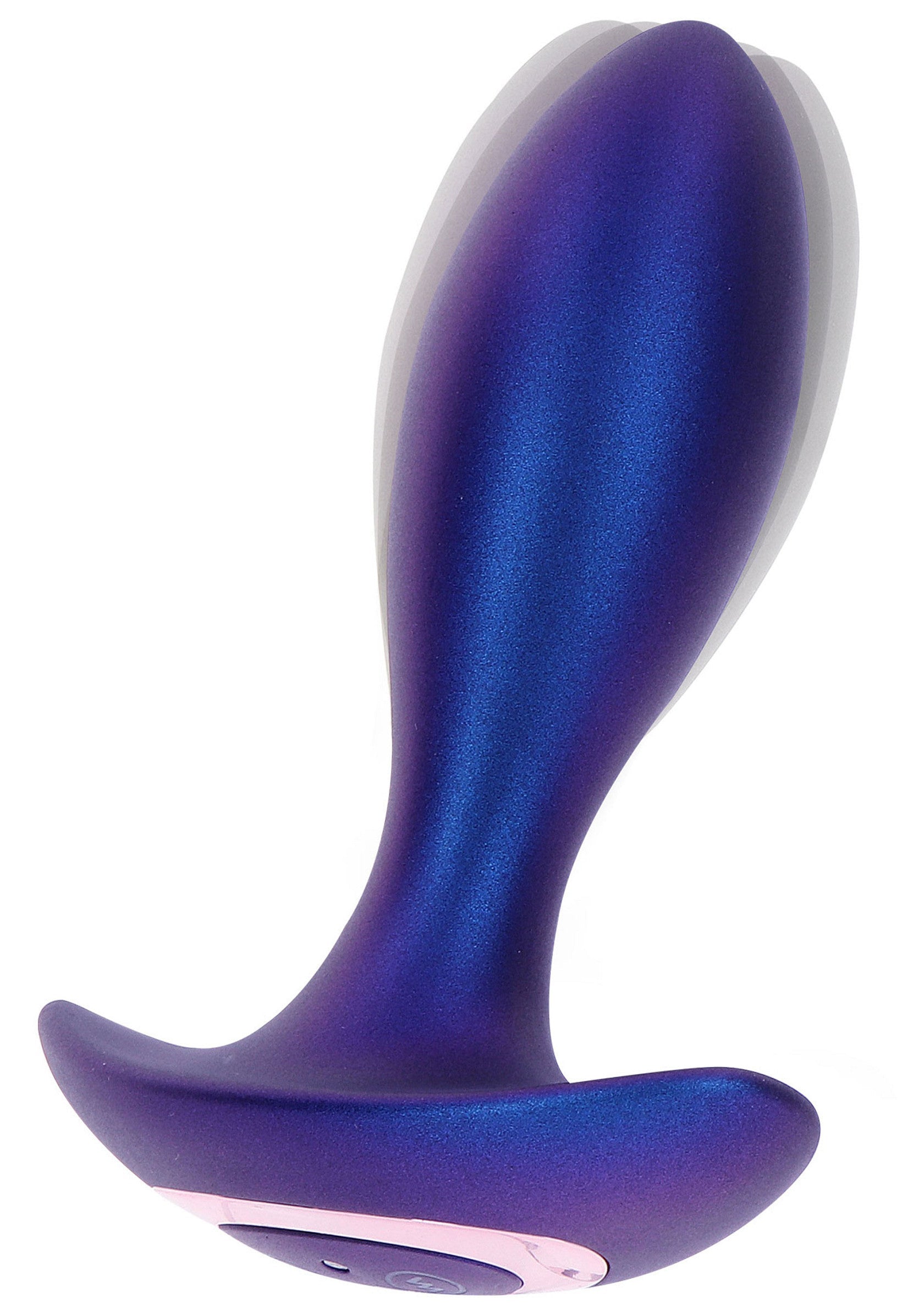 Plug anal vibrant violet et rose pour le plaisir solitaire ou partagé. Explorez de nouvelles sensations !; Paarse vibrerende anale plug voor solo- of gedeeld plezier. Ontdek nieuwe sensaties!; Purple vibrating anal plug for solo or shared pleasure. Explore new sensations!