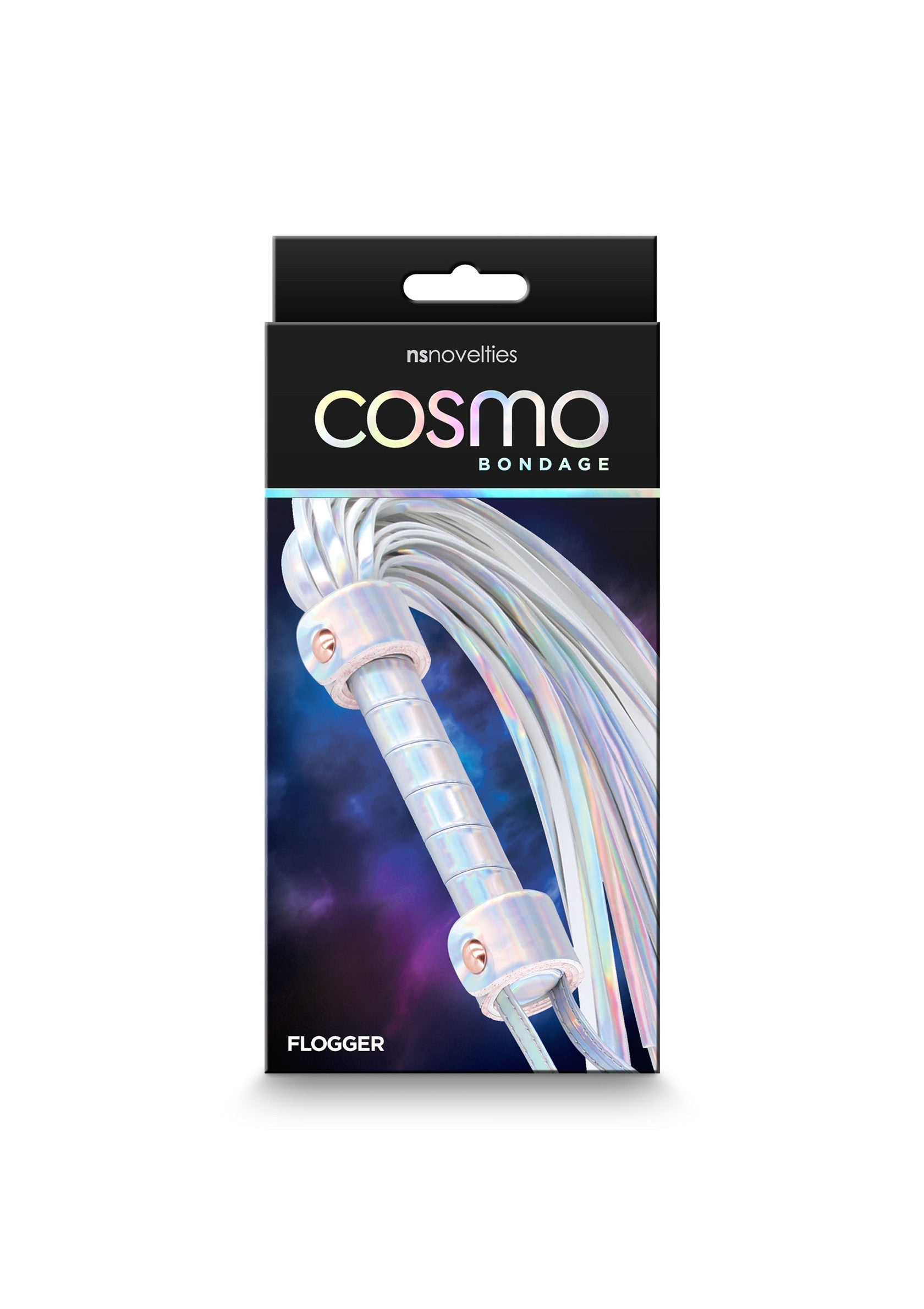 Fouet Cosmo Bondage. Accessoire pour pimenter vos jeux érotiques. Chic et raffiné pour des sensations fortes.; Cosmo Bondage Flogger. Accessoire om je erotische spelletjes mee op te leuken. Chique en verfijnd voor intense sensaties.; Cosmo Bondage Flogger. Accessory to spice up your erotic games. Chic and refined for intense sensations.