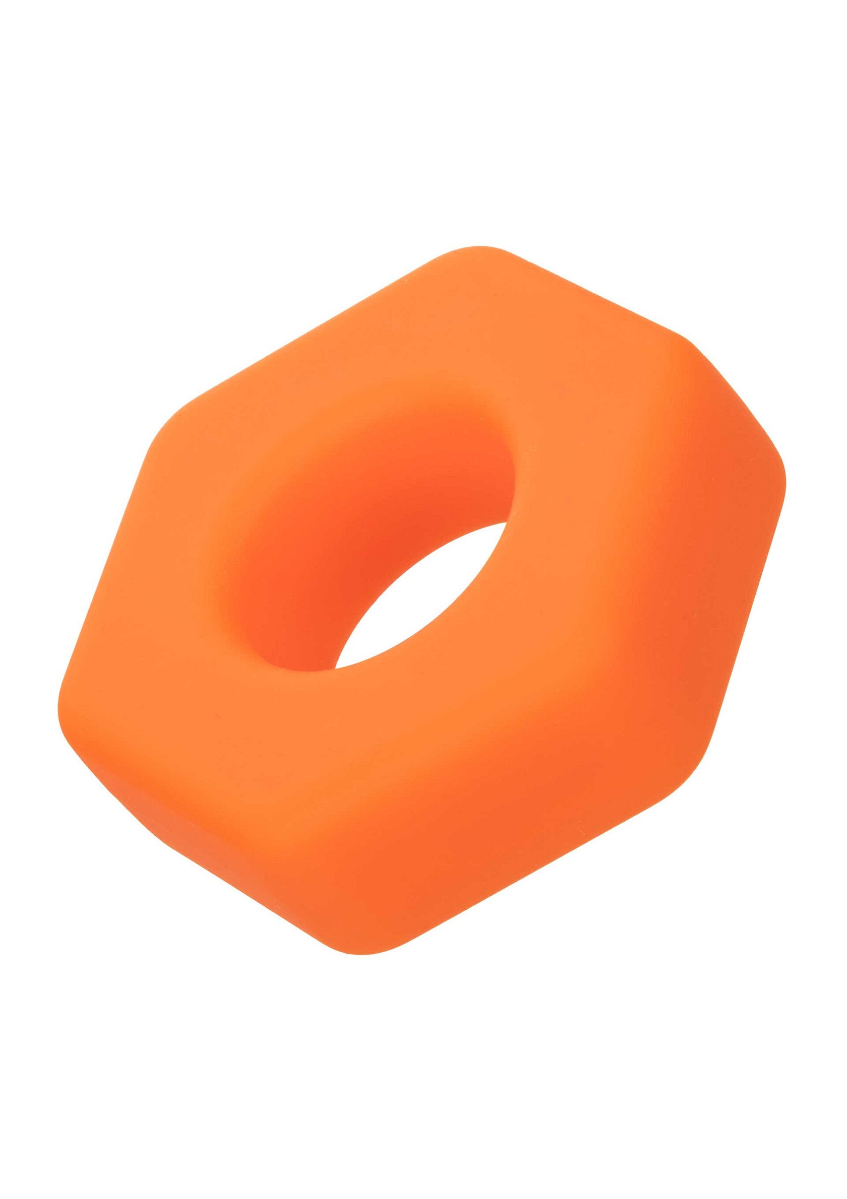 Anneau texturé orange pour une sensation intense et un plaisir maximal.; Oranje ring met textuur voor een intens gevoel en maximaal plezier.; Orange textured ring for intense sensation and maximum pleasure.