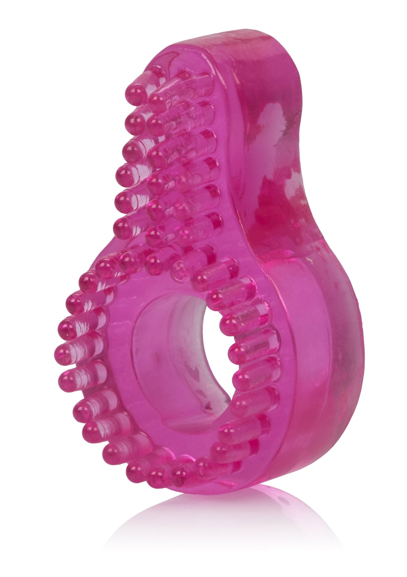 Anneau pénien rose texturé pour plus de plaisir. Augmente la taille et l'endurance. Livraison discrète.; Roze penisring met textuur voor extra genot. Verhoogt de grootte en het uithoudingsvermogen. Discrete levering.; Textured pink cock ring for added pleasure. Enhances size and stamina. Discreet shipping.