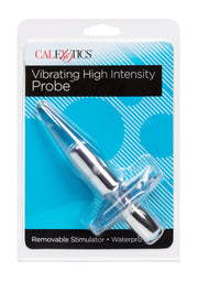 Sonde vibrante haute intensité CalExotics. Stimulateur amovible et étanche. Pour des sensations fortes et ciblées.; CalExotics Vibrating High Intensity Probe. Verwijderbare stimulator en waterdicht. Voor intense en gerichte sensaties.; CalExotics Vibrating High Intensity Probe. Removable stimulator and waterproof. For intense and targeted sensations.