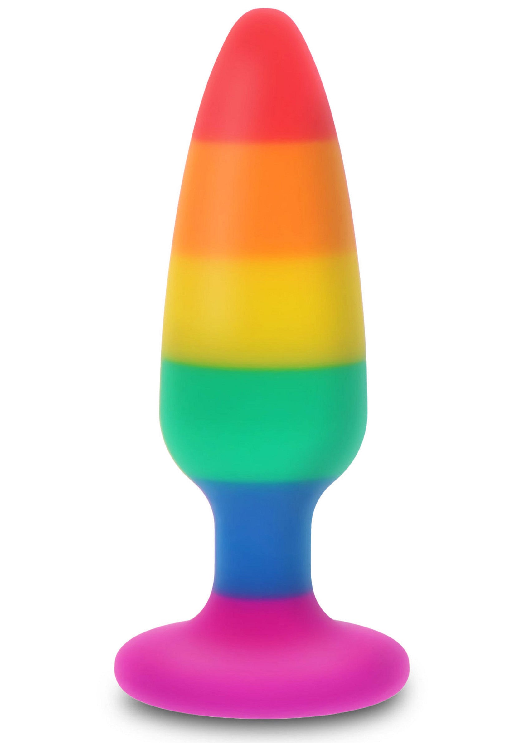 Plug anal arc-en-ciel pour le plaisir; Rainbow buttplug voor plezier; Rainbow anal plug for pleasure