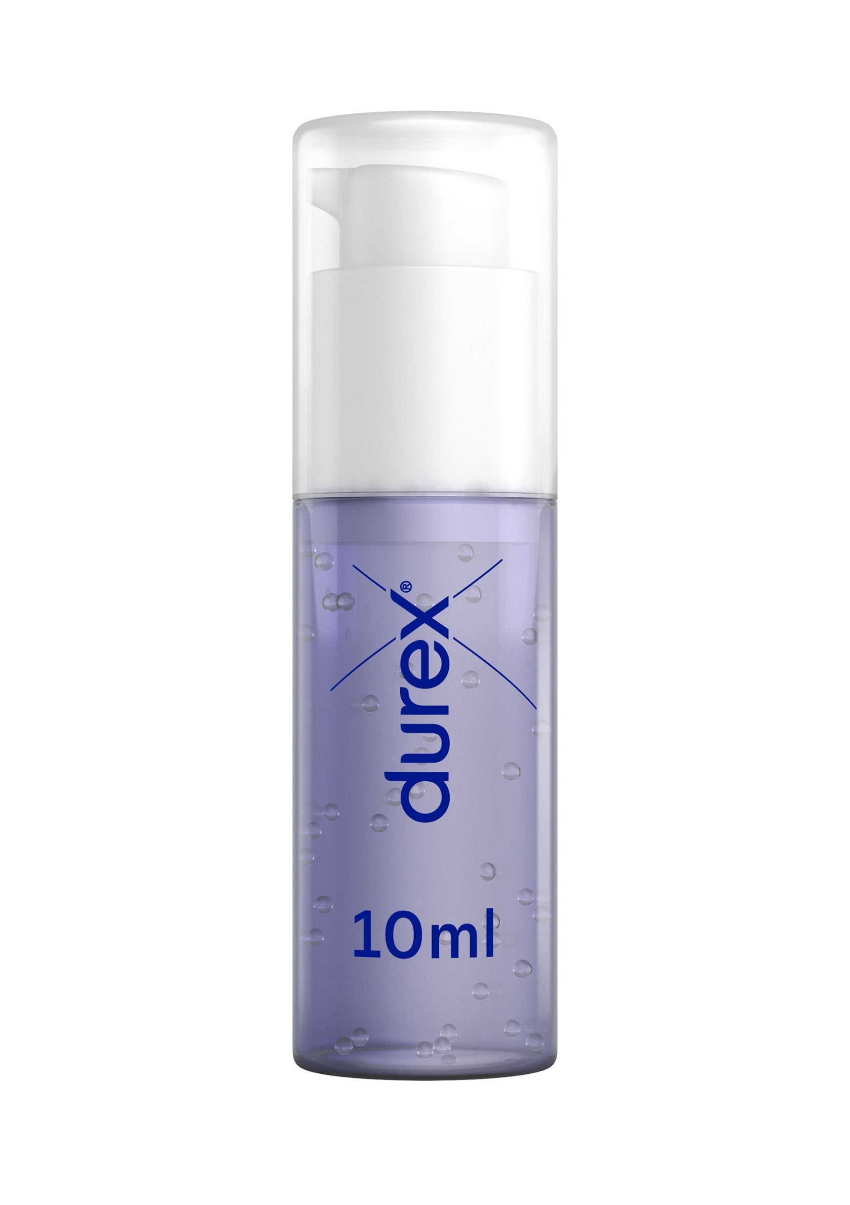 Durex gel lubrifiant 10ml pour plus de plaisir et de confort.; Durex glijmiddel 10ml voor meer plezier en comfort.; Durex lubricant gel 10ml for more pleasure and comfort.