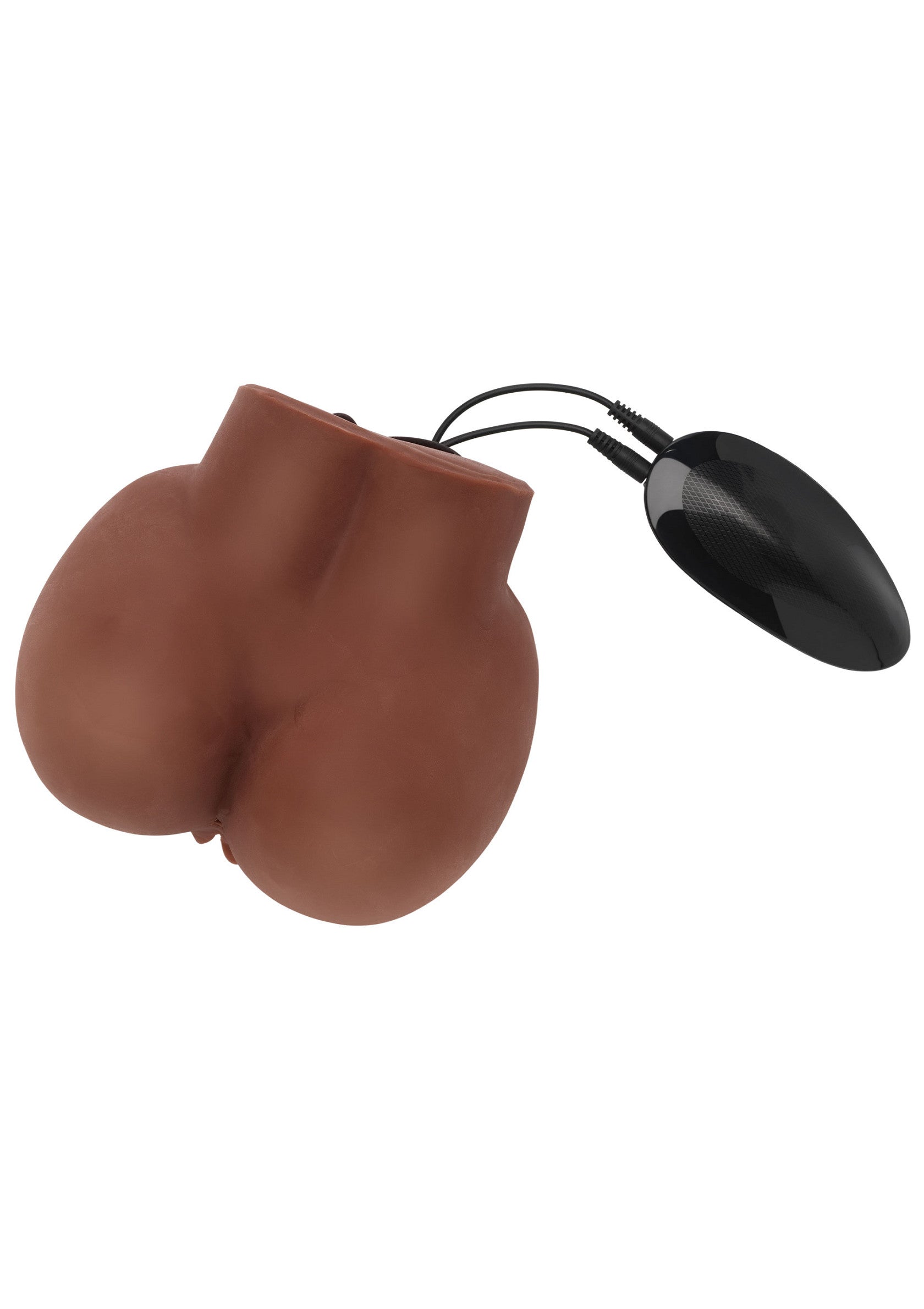 Sextoy anal réaliste avec stimulation électrique pour des sensations intenses.; Realistisch anaal speeltje met elektrische stimulatie voor intense sensaties.; Realistic anal sex toy with electro-stimulation for intense sensations.