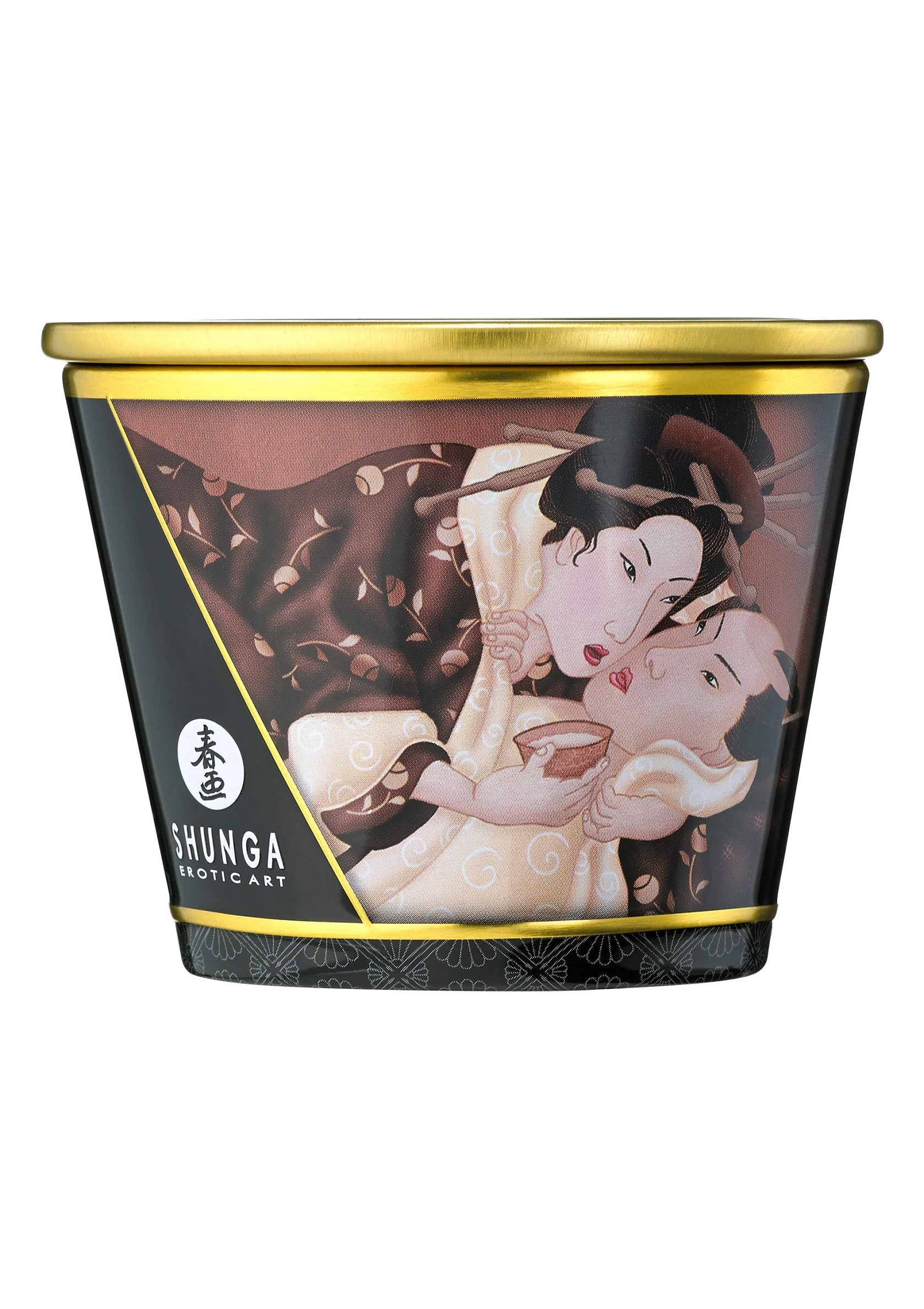 Boîte Shunga avec illustration érotique d'art japonais. Idéal pour un cadeau coquin et original.; Shunga doos met erotische Japanse kunstillustratie. Perfect voor een ondeugend en origineel cadeau.; Shunga tin box with erotic Japanese art illustration. Perfect for a naughty and original gift.