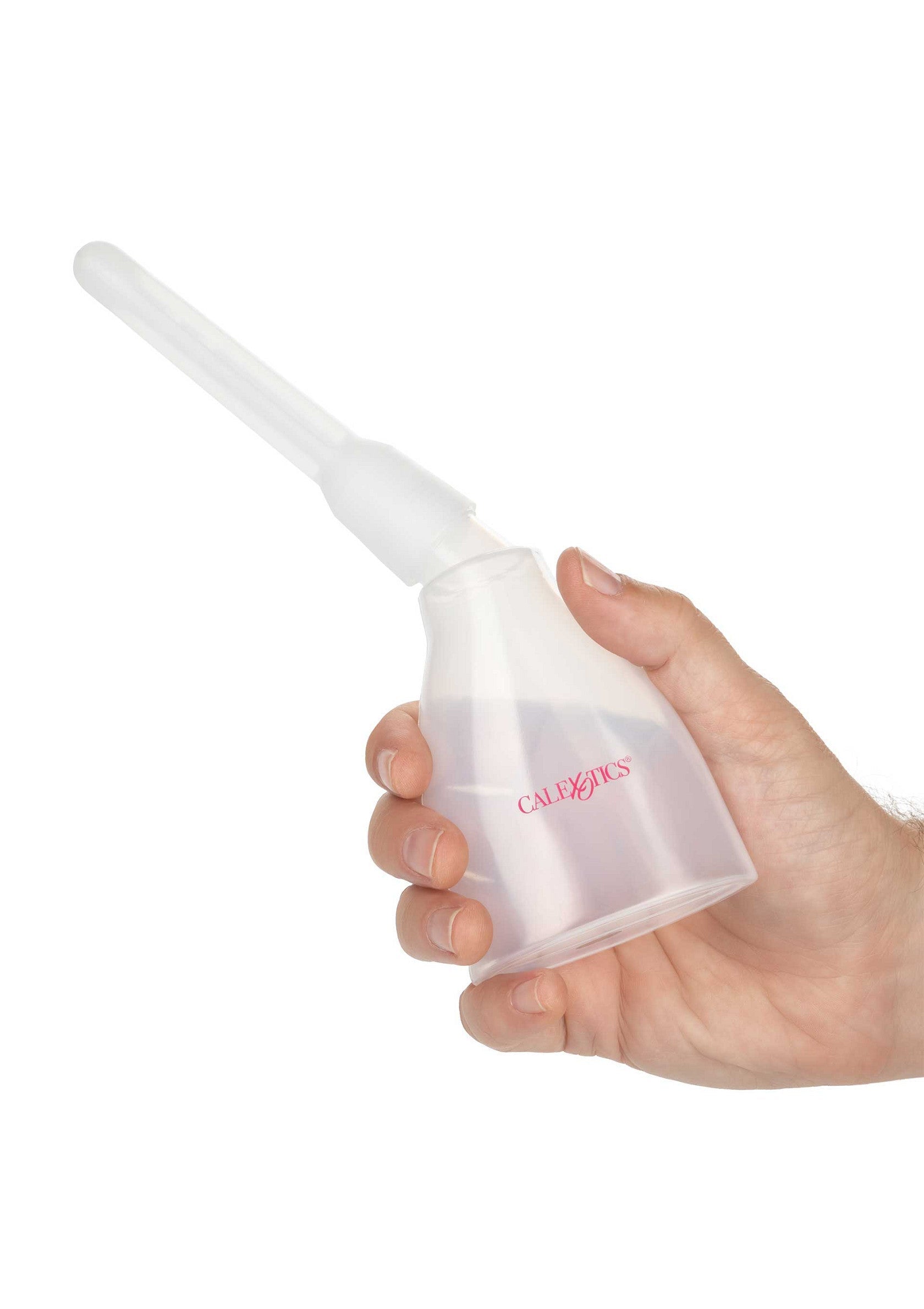 Poire à lavement CalExotics pour l'hygiène et le plaisir.; CalExotics klysma voor hygiëne en genot.; CalExotics douche enema for hygiene and pleasure.