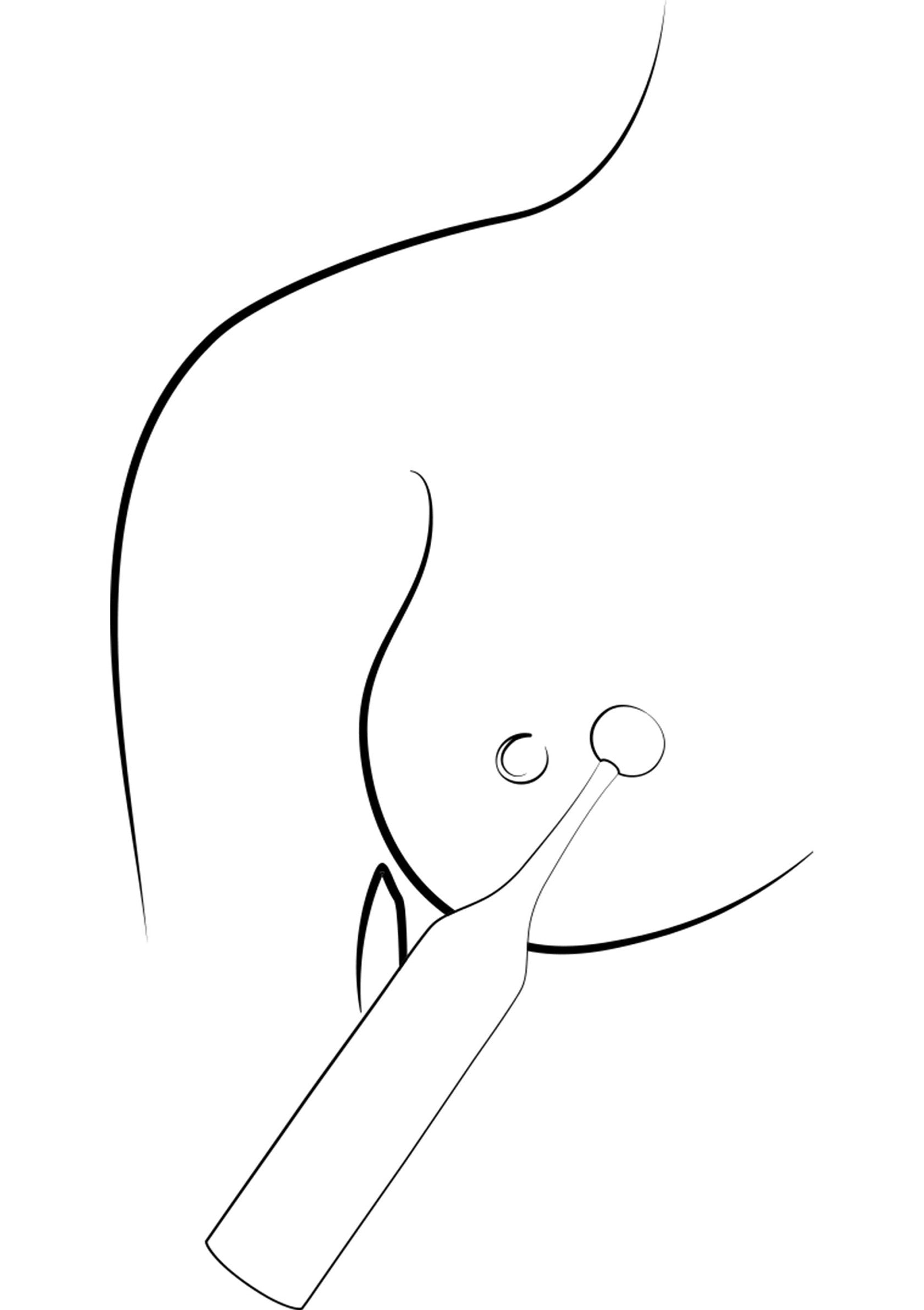 Illustration minimaliste de piercing au téton. Bijoux corporels délicats pour un look audacieux et élégant.; Minimalistische illustratie van tepelpiercing. Subtiele body jewelry voor een gewaagde en elegante look.; Minimalist nipple piercing illustration. Subtle body jewelry for a bold and elegant look.
