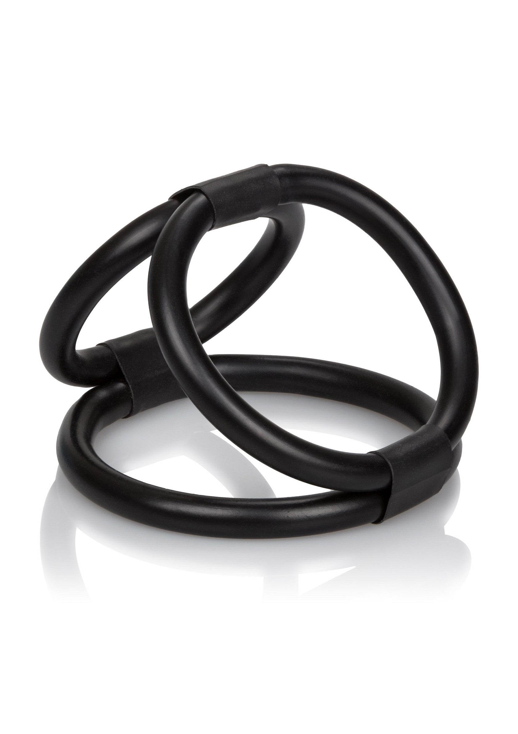 Anneaux de cock en silicone noir pour un plaisir intense et durable.; Zwarte siliconen cockringen voor intens en langdurig genot.; Black silicone cock rings for intense and long-lasting pleasure.