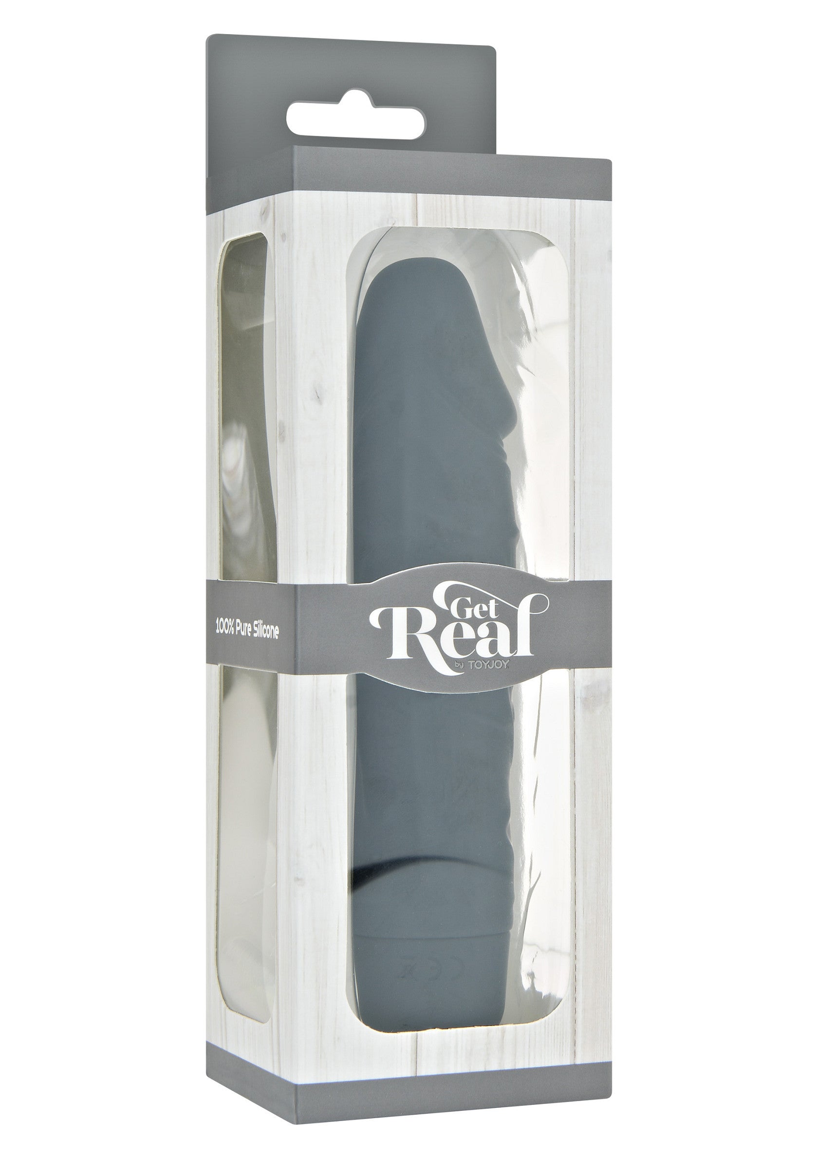 Jouet pour adultes "Get Real" en silicone, présenté dans une boîte. Pour plus de plaisir et d'intimité.; Speeltje voor volwassenen "Get Real" van siliconen, gepresenteerd in een doos. Voor meer plezier en intimiteit.; "Get Real" silicone adult toy, presented in a box. For added pleasure and intimacy.