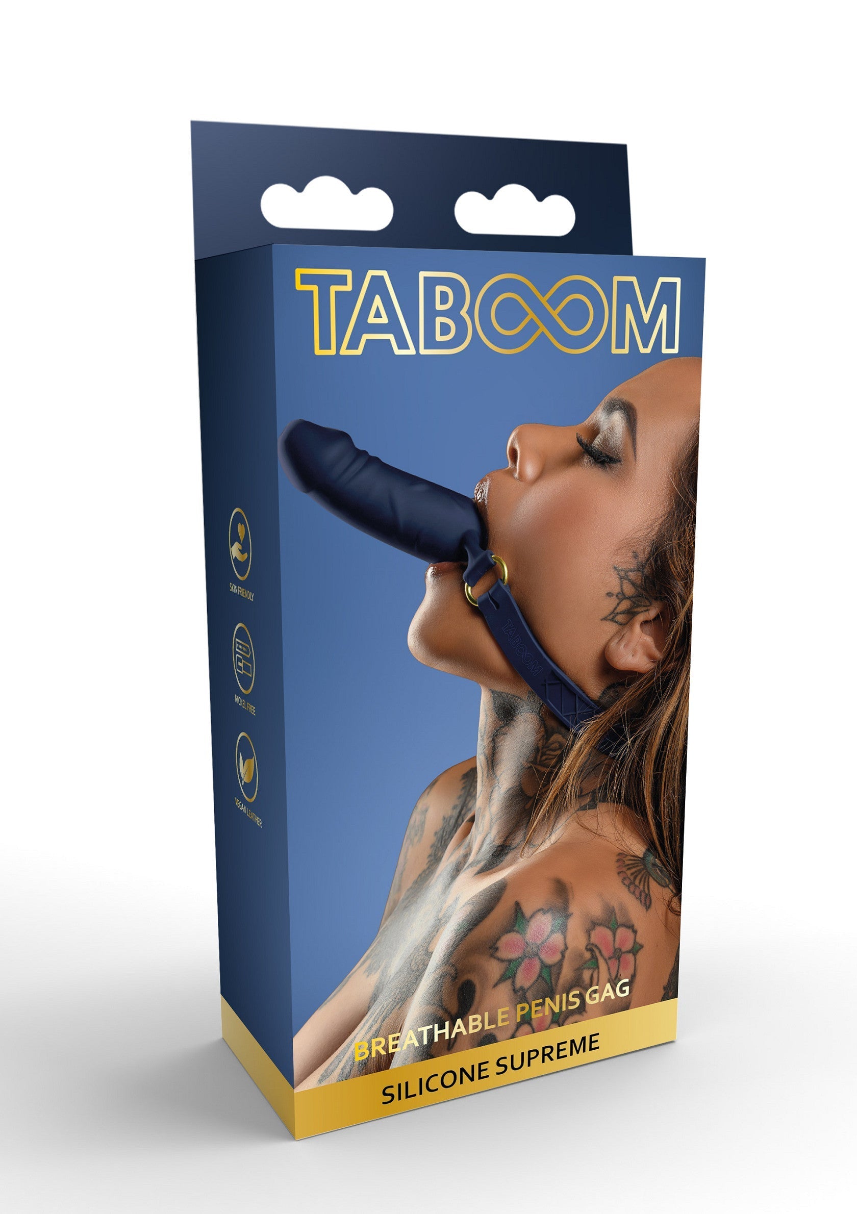 Bâillon pénien TABOOM 'Silicone Supreme'. Un accessoire coquin pour des jeux BDSM intenses.; TABOOM 'Silicone Supreme' penisgag. Een ondeugende accessoire voor intense BDSM-spelletjes.; TABOOM 'Silicone Supreme' penis gag. A naughty accessory for intense BDSM games.