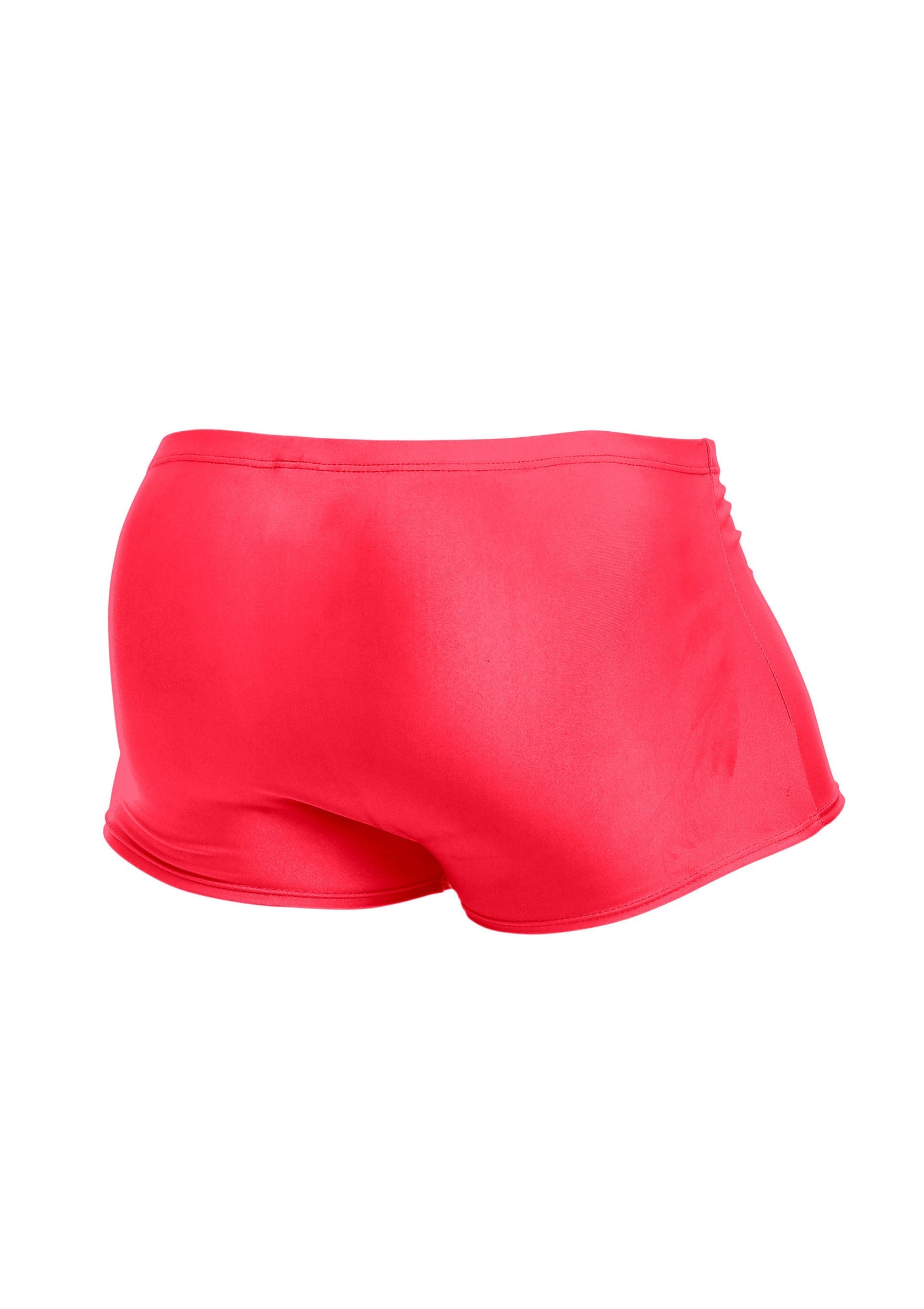 Maillot de bain rouge pour femmes, coupe shorty. Parfait pour la natation et les activités nautiques.; Rode zwembroek voor dames, shorty model. Ideaal voor zwemmen en wateractiviteiten.; Red women's swimsuit bottoms, shorty style. Perfect for swimming and water activities.