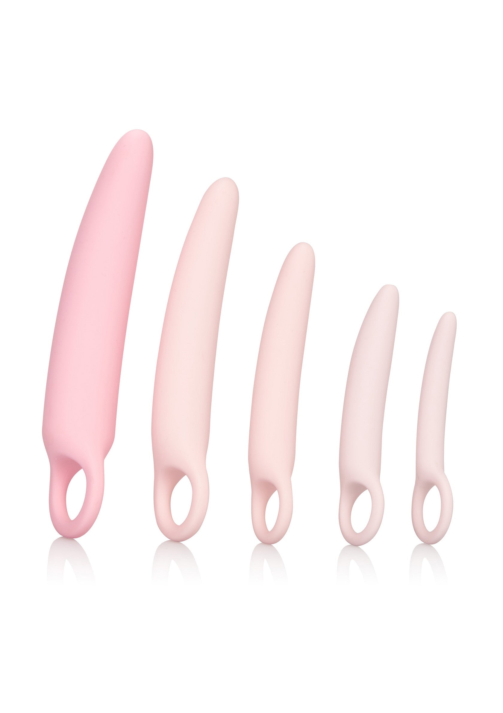 Ensemble de sondes urétrales roses pour un plaisir personnalisé.; Roze urethrale sondes set voor gepersonaliseerd genot.; Pink urethral sound set for personalized pleasure.