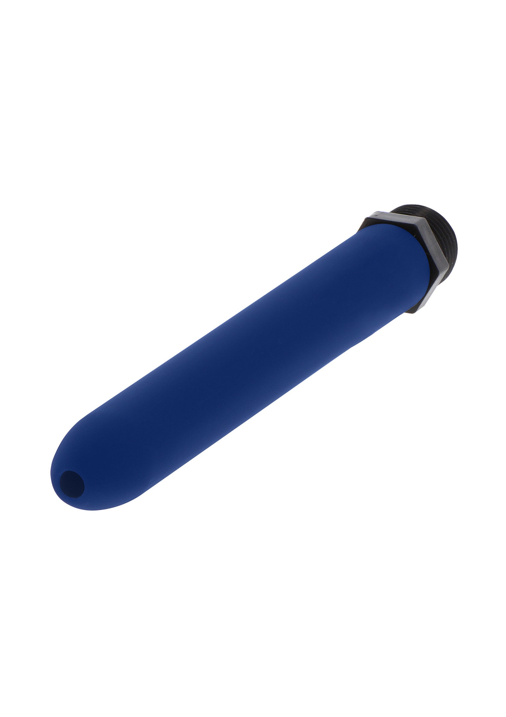 Vibromasseur bleu, élégant et discret pour le plaisir personnel. Texturé pour une sensation améliorée.; Blauwe vibrator, elegant en discreet voor persoonlijk plezier. Gestructureerd voor een verbeterd gevoel.; Blue vibrator, sleek and discreet for personal pleasure. Textured for enhanced sensation.
