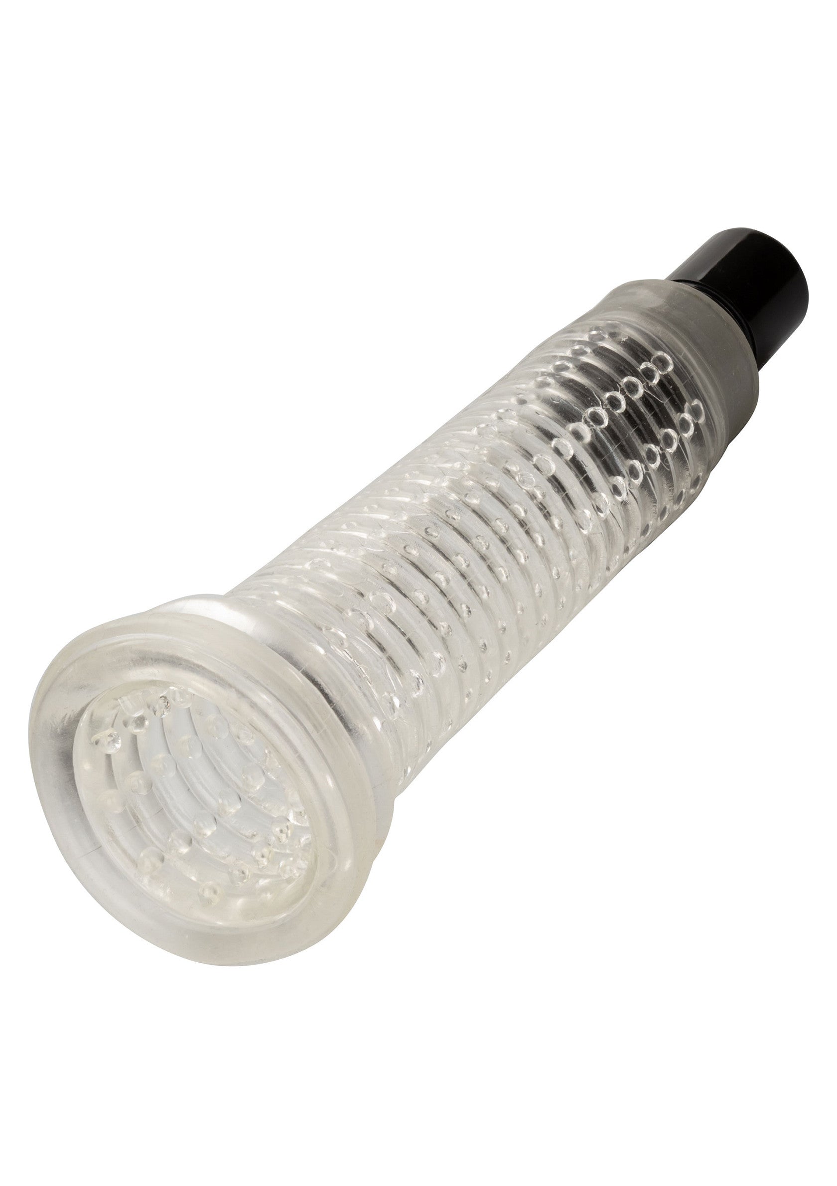 Manchon masturbateur transparent avec texture en spirale pour un plaisir intense.; Transparante masturbatie sleeve met spiraaltextuur voor intense pleasure.; Clear masturbator sleeve with spiral texture for intense pleasure.