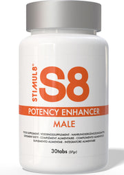 S8 Stimul8, complément alimentaire pour homme, améliore la puissance. 30 comprimés.; S8 Stimul8, voedingssupplement voor mannen, verbetert de potentie. 30 tabletten.; S8 Stimul8, a food supplement for men, enhances potency. 30 tabs.