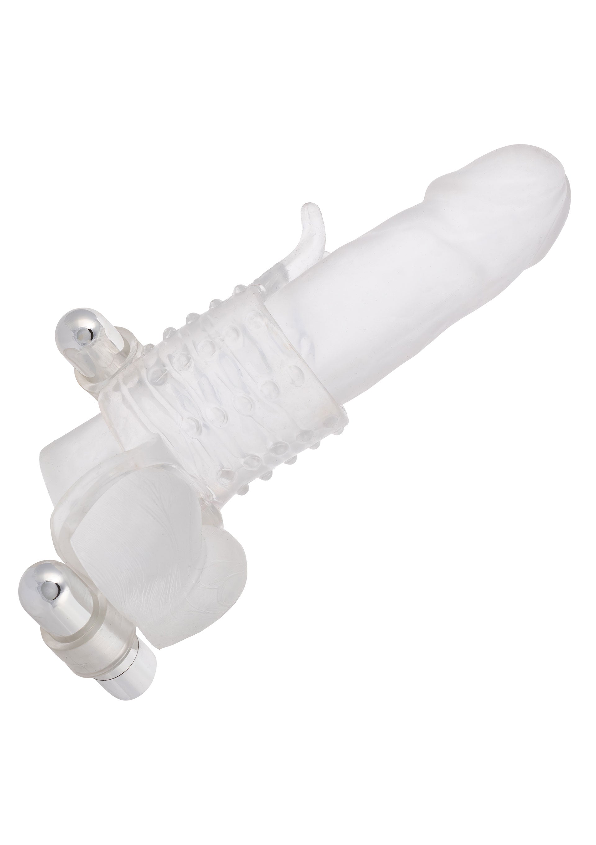 Améliorez votre plaisir avec ce manchon pénien texturé et vibrant.; Verbeter je plezier met deze getextureerde en vibrerende peniskoker.; Enhance your pleasure with this textured and vibrating penis sleeve.