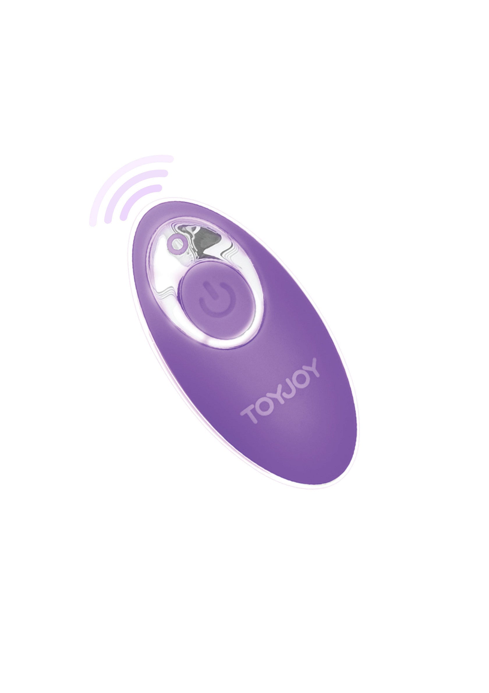 Télécommande ToyJoy violette pour sextoys connectés. Contrôle facile et discret pour une expérience personnalisée.; Paarse ToyJoy afstandsbediening voor connected seksspeeltjes. Eenvoudige en discrete bediening voor een persoonlijke ervaring.; Purple ToyJoy remote control for connected sex toys. Easy and discreet control for a personalized experience.