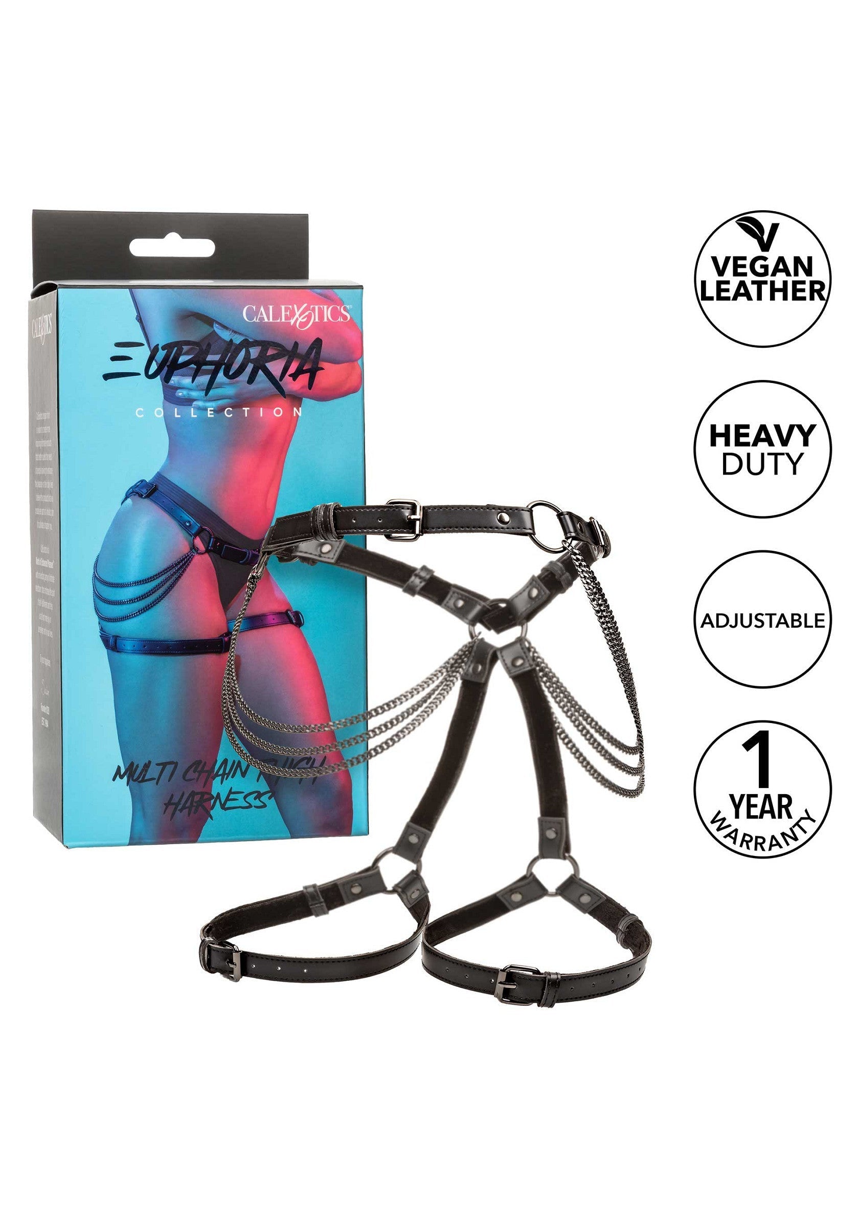 CalExotics Chain Thigh Harness