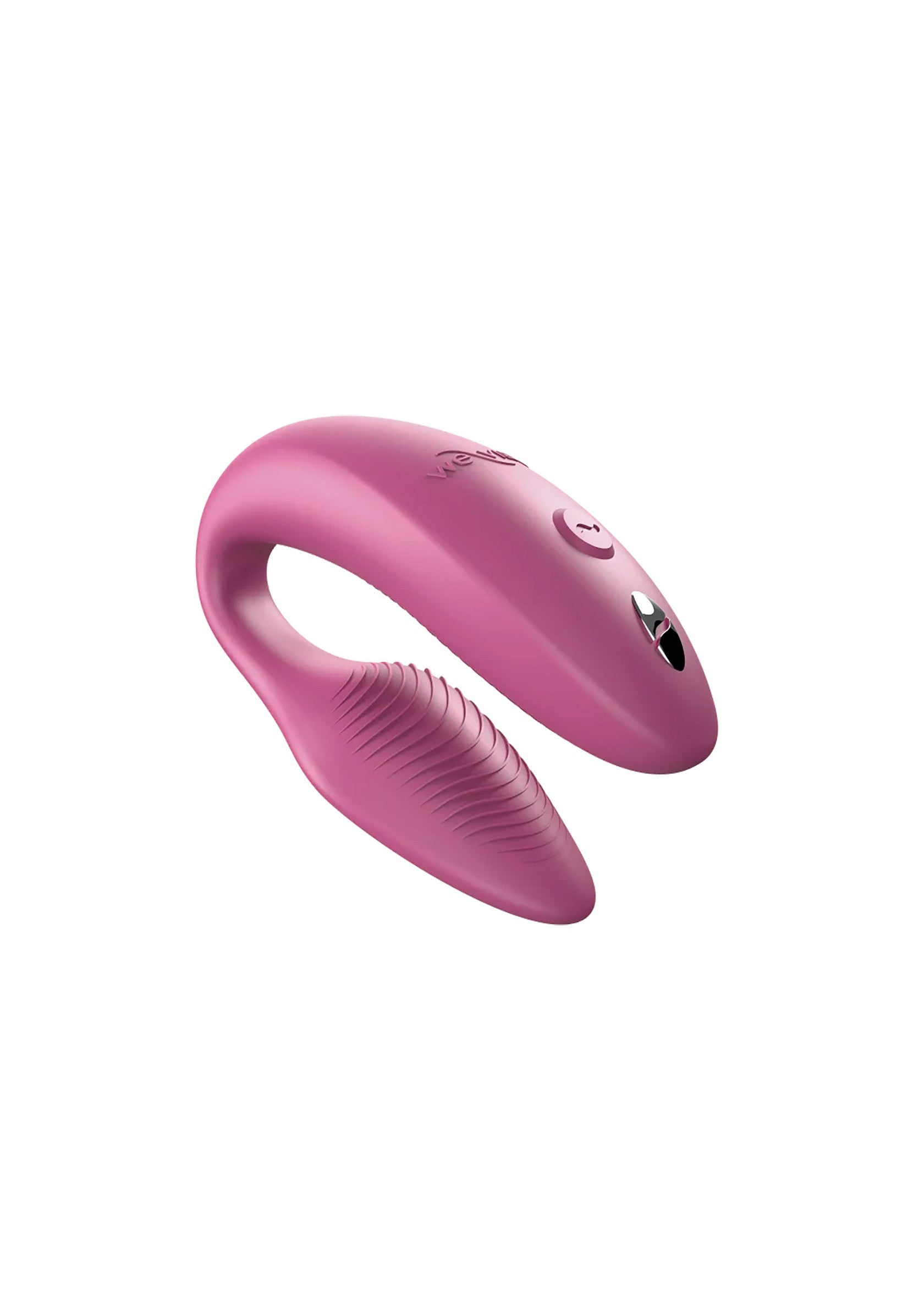Vibromasseur rose stimulant le clitoris pour une stimulation intense et ciblée.; Roze clitoris stimulator voor intense en gerichte stimulatie.; Pink clitoral stimulator for intense, targeted stimulation.