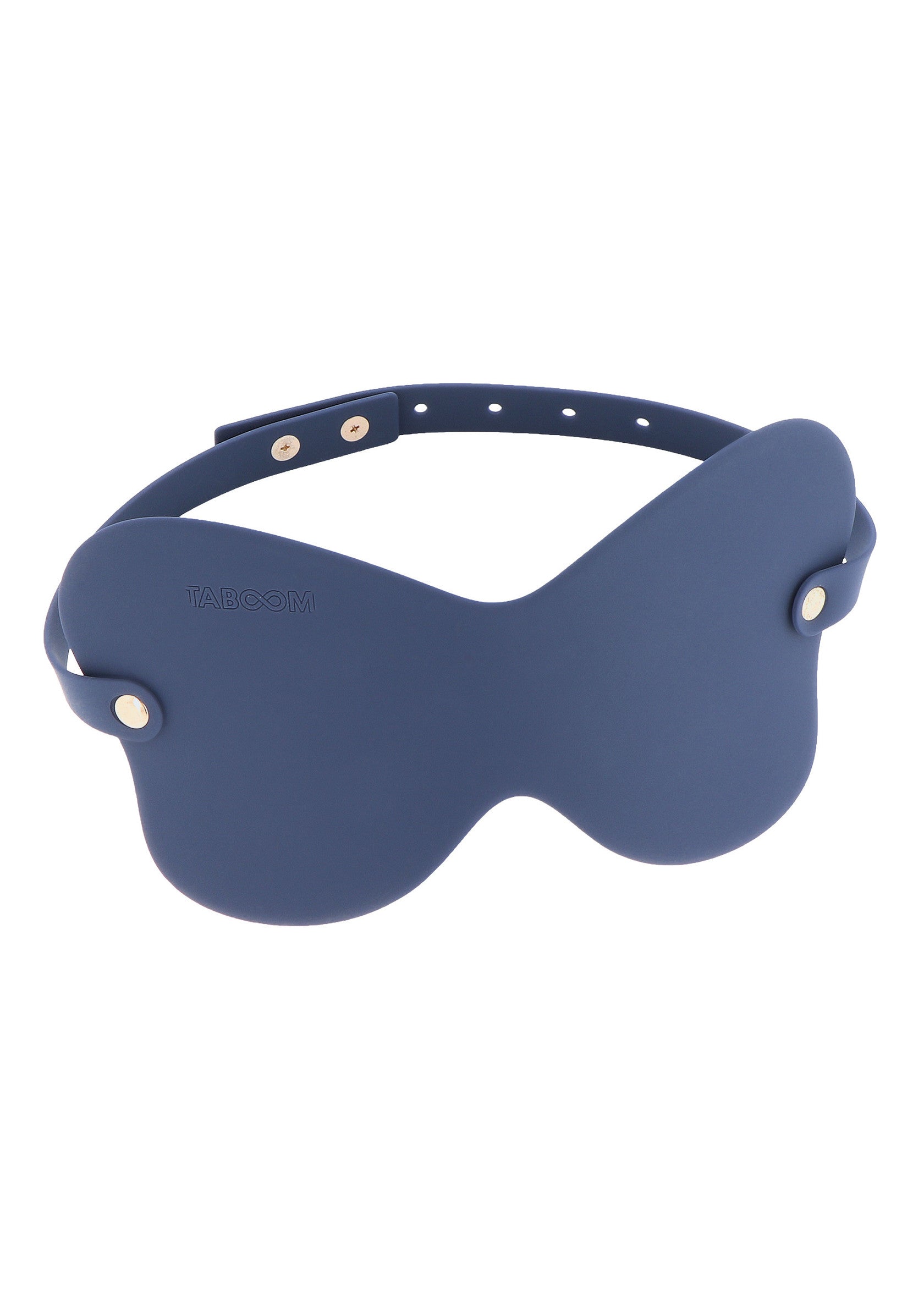 Masque de sommeil bleu marine pour une obscurité totale et un sommeil réparateur. Design confortable et ajustable.; Marineblauw slaapmasker voor totale duisternis en een goede nachtrust. Comfortabel en verstelbaar ontwerp.; Navy blue sleep mask for total darkness and restful sleep. Comfortable and adjustable design.