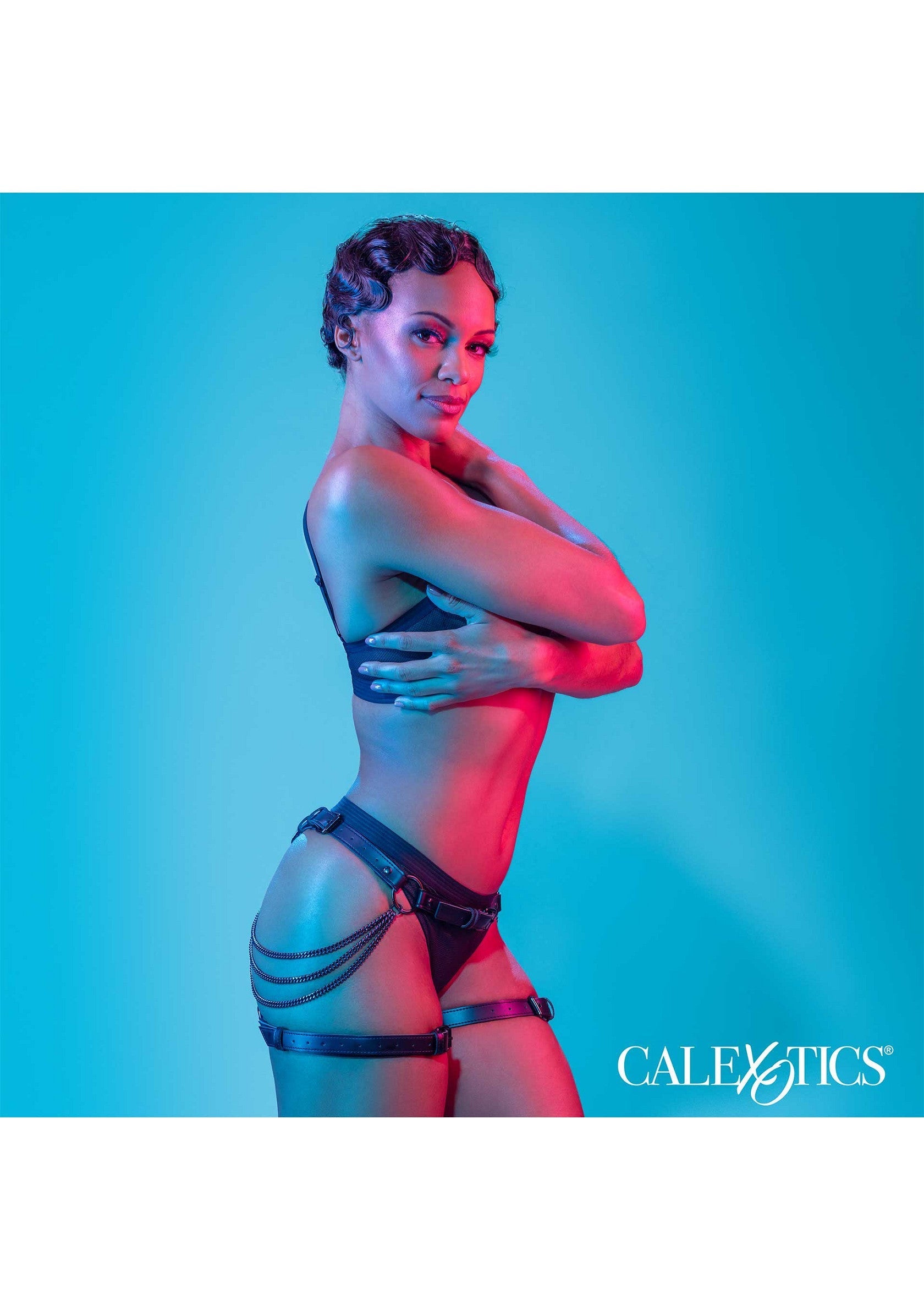 CalExotics Chain Thigh Harness