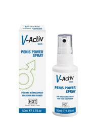 Spray V-Activ MAN Penis Power, 50ml. Pour une sexualité masculine épanouie. Puissance et plaisir garantis. Découvrez-le !; V-Activ MAN Penis Power Spray, 50ml. Voor mannelijke kracht en plezier. Ontdek het nu! Verbeter je seksuele prestaties.; V-Activ MAN Penis Power Spray, 50ml. Boost your masculine power and performance. Shop now for enhanced pleasure!
