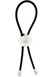 Anneau pénien ajustable noir et argenté pour plus de plaisir et de confort.; Verstelbare penisring in zwart en zilver voor meer plezier en comfort.; Adjustable black and silver cock ring for enhanced pleasure and comfort.
