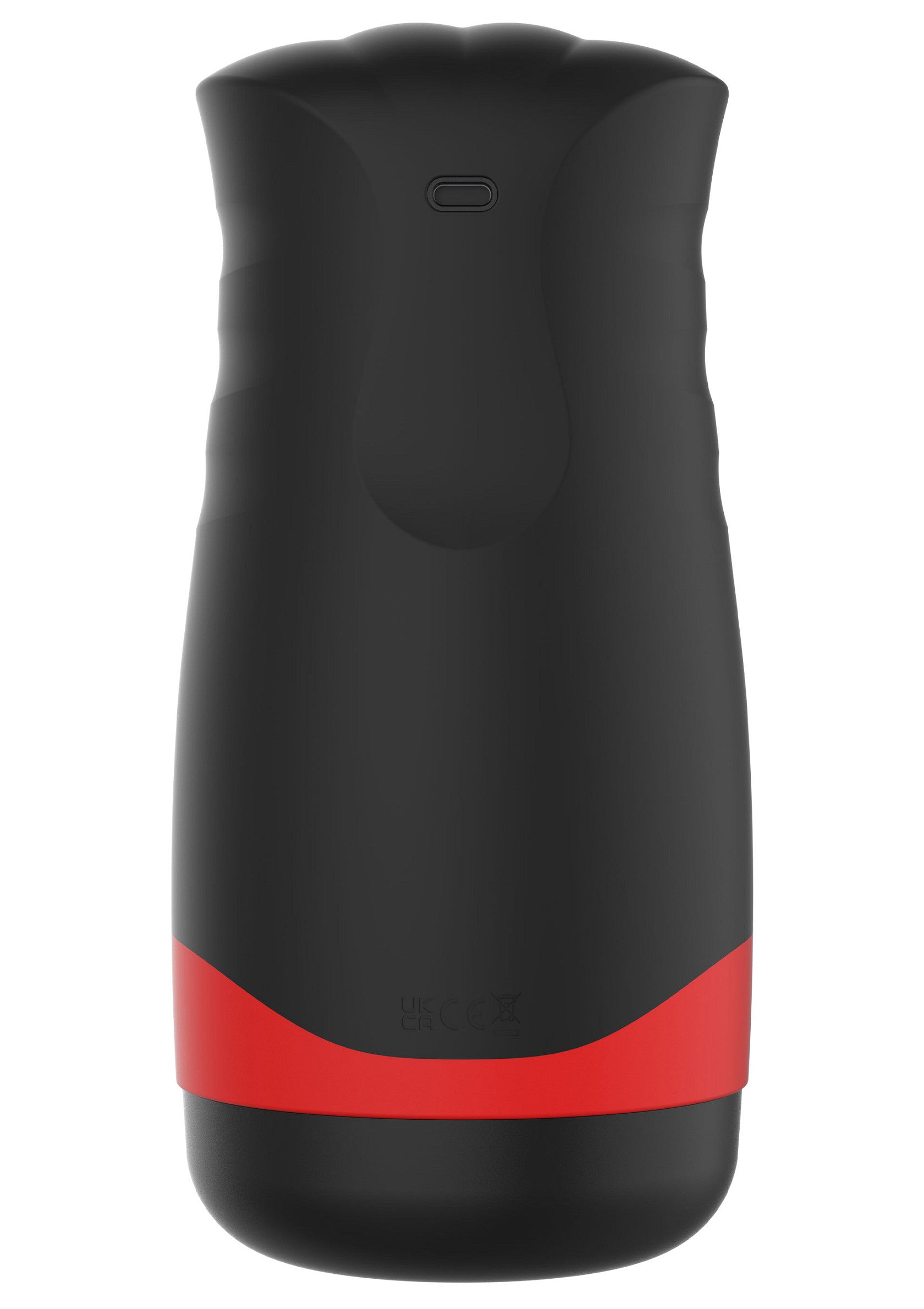 Manchon masturbatoire noir et rouge pour hommes, plaisir intense et discret.; Zwarte en rode masturbator sleeve voor mannen, intens en discreet genot.; Black and red male masturbator sleeve for intense and discreet pleasure.