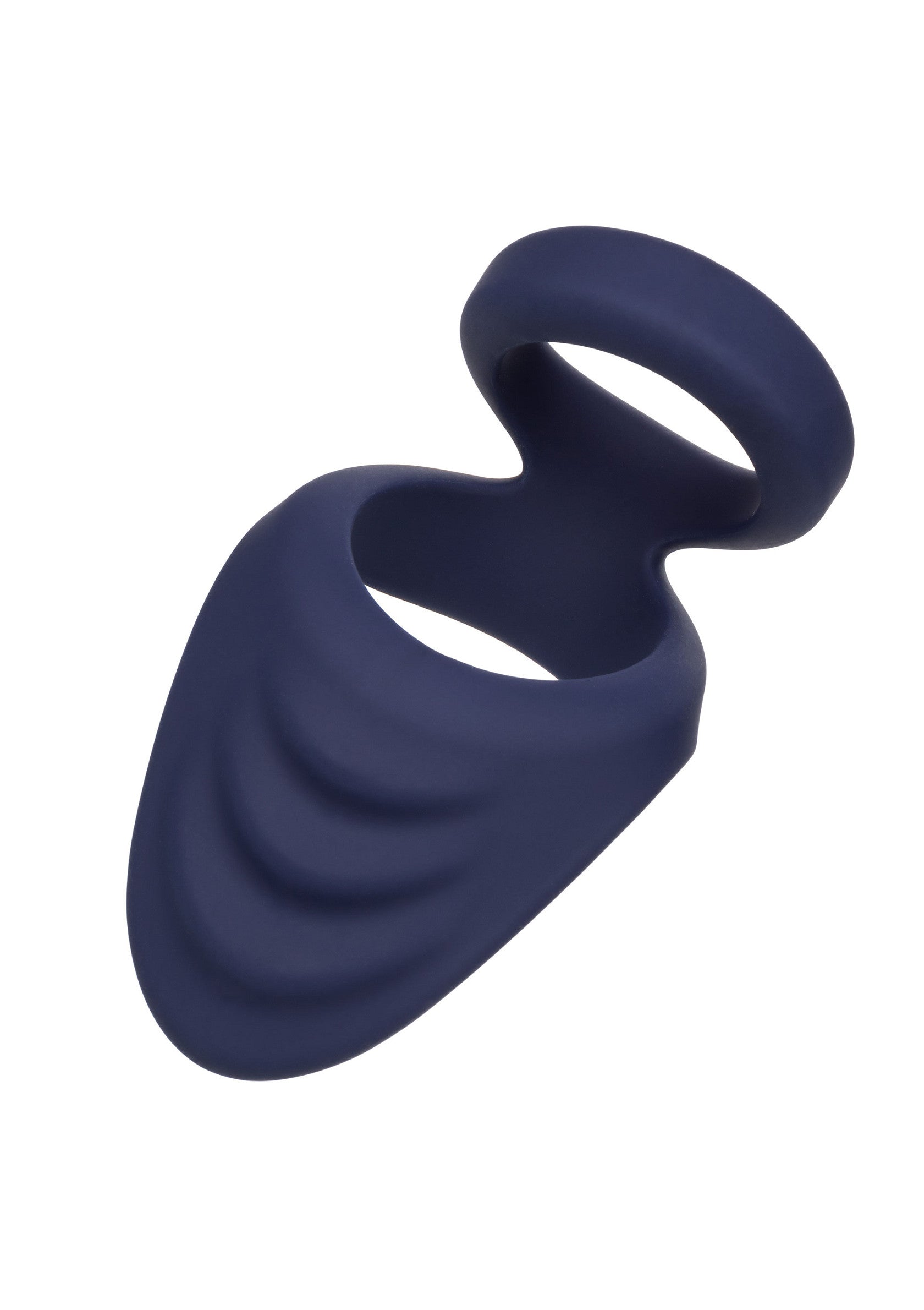 Anneau pénien bleu pour plus de plaisir et de performance.; Blauwe penisring voor meer plezier en prestaties.; Blue cock ring for enhanced pleasure and performance.