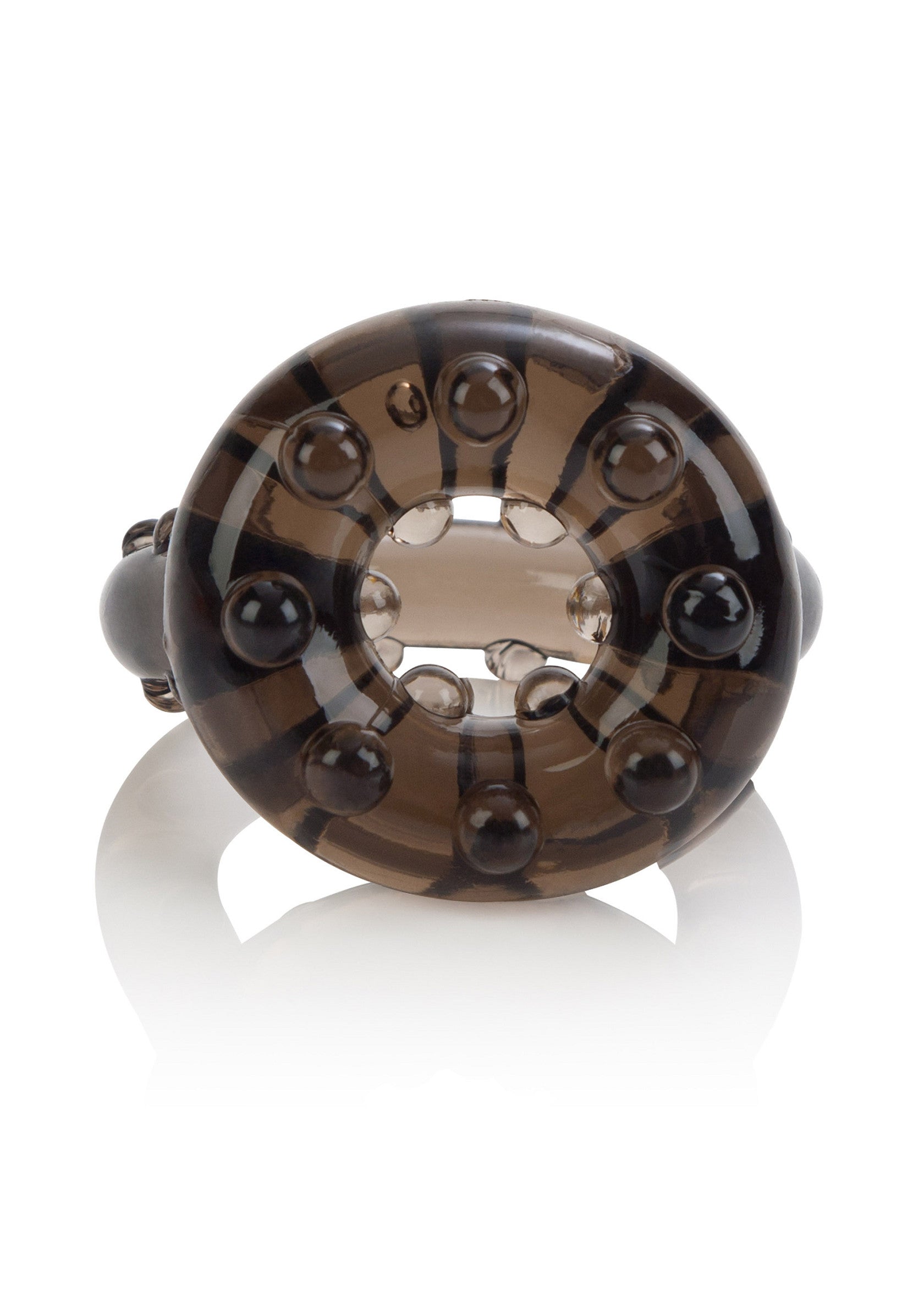 Anneau pénien texturé pour plus de plaisir et de sensations fortes.; Getextureerde penisring voor extra genot en sensatie.; Textured cock ring for extra pleasure and sensation.