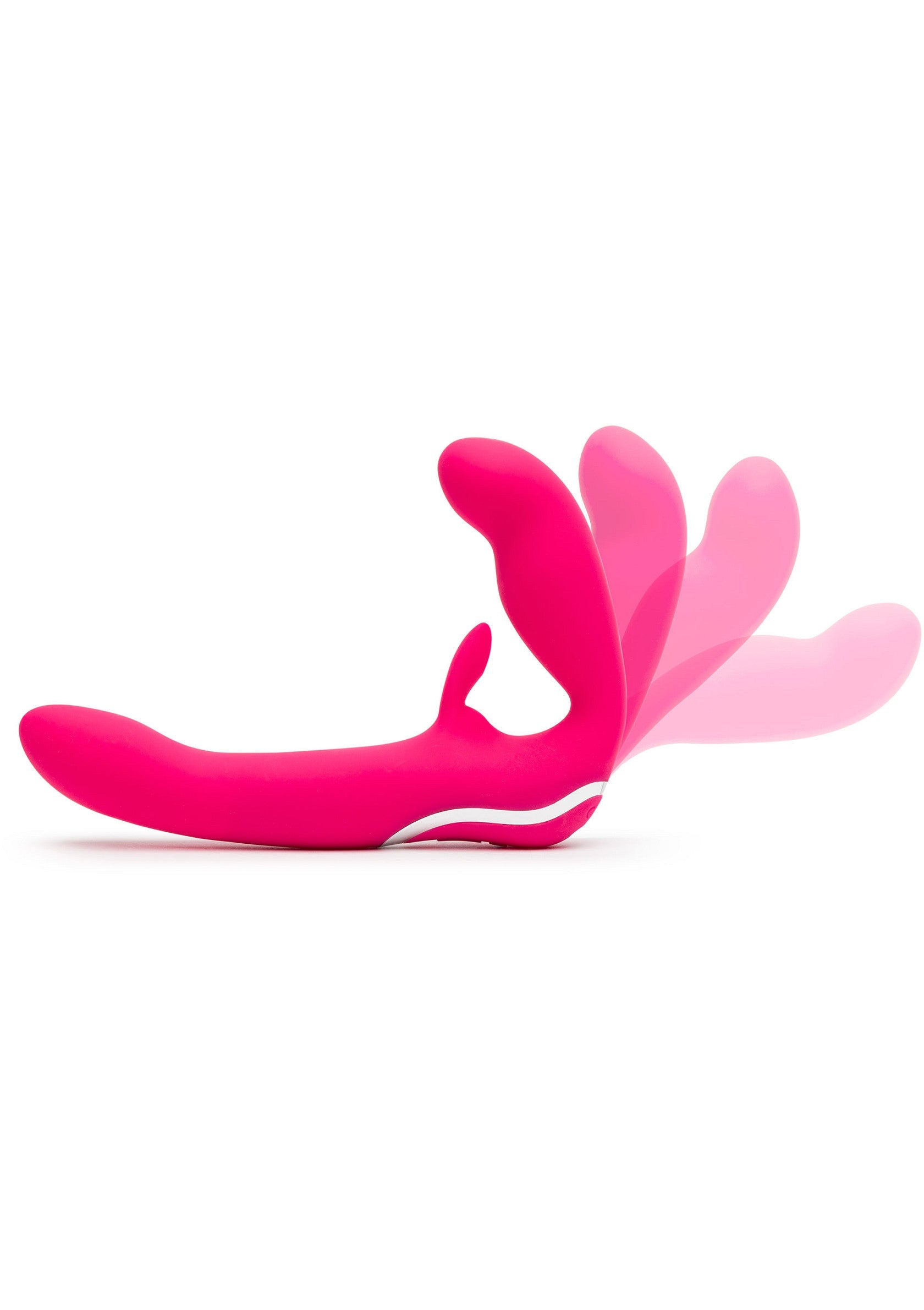 Vibromasseur vibrant rose pour le plaisir féminin. Découvrez des sensations intenses et variées!; Roze vibrerende vibrator voor vrouwelijk genot. Ontdek intense en gevarieerde sensaties!; Pink vibrating vibrator for feminine pleasure. Discover intense and varied sensations!