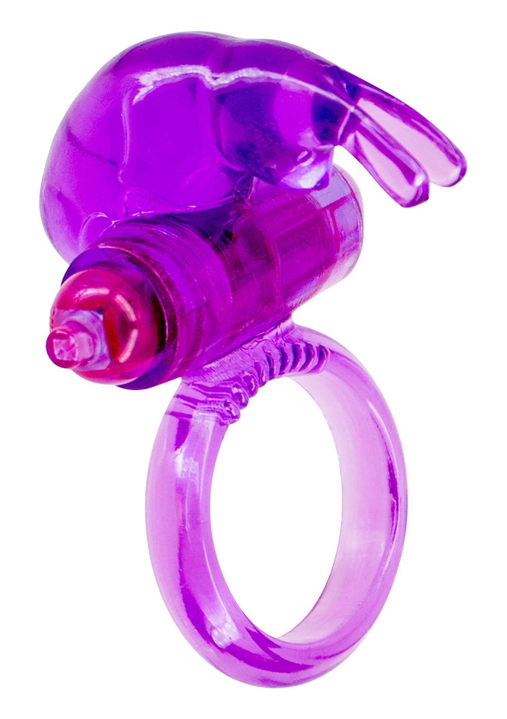 Anneau vibrant violet pour couple. Plaisir intense garanti! ; Paarse vibrerende ring voor koppels. Gegarandeerd intens genot!; Purple vibrating ring for couples. Guaranteed intense pleasure!