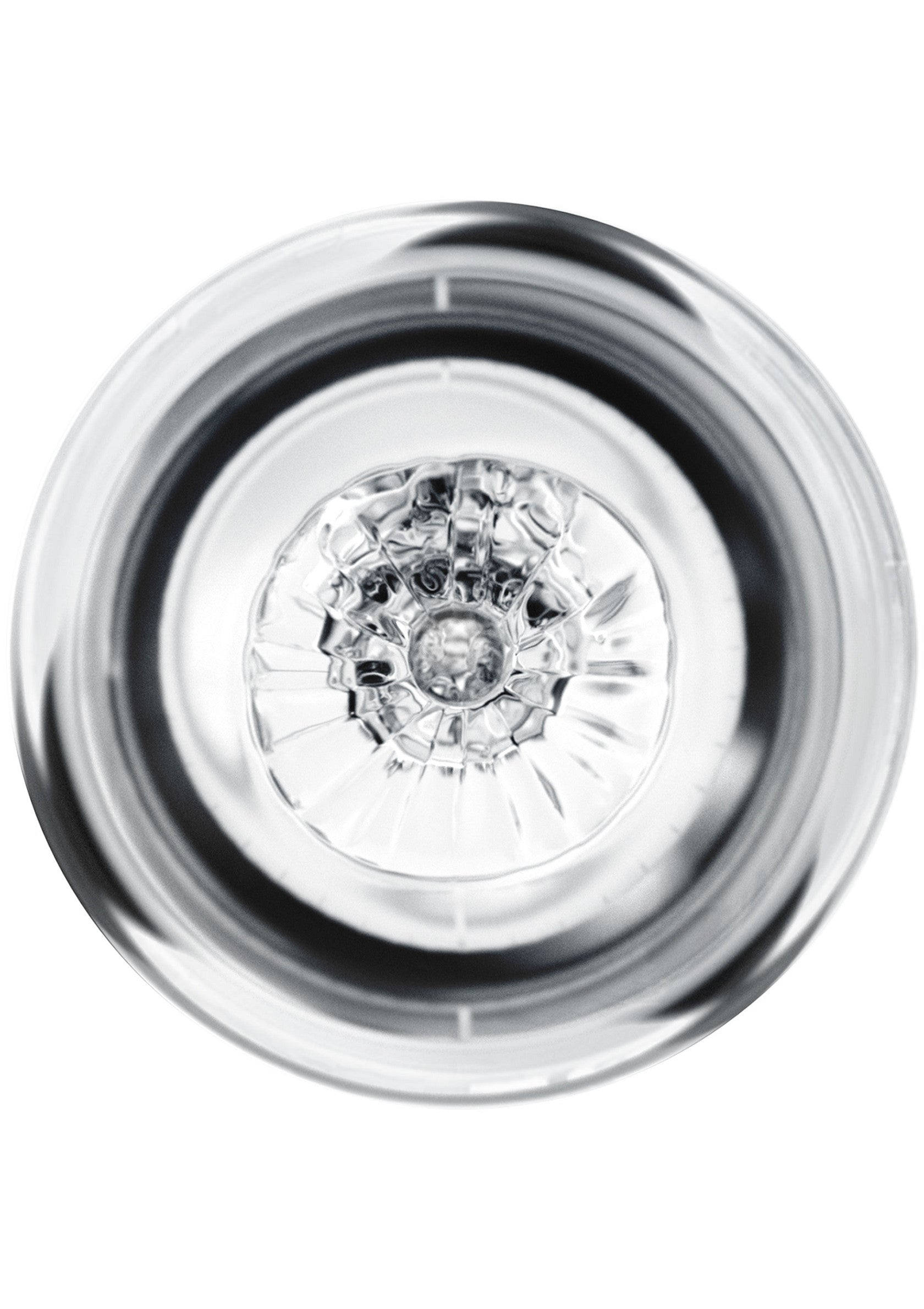 Jouet intime transparent texturé pour une expérience unique.; Transparant speeltje met textuur voor een unieke ervaring.; Textured clear intimate toy for a unique experience.