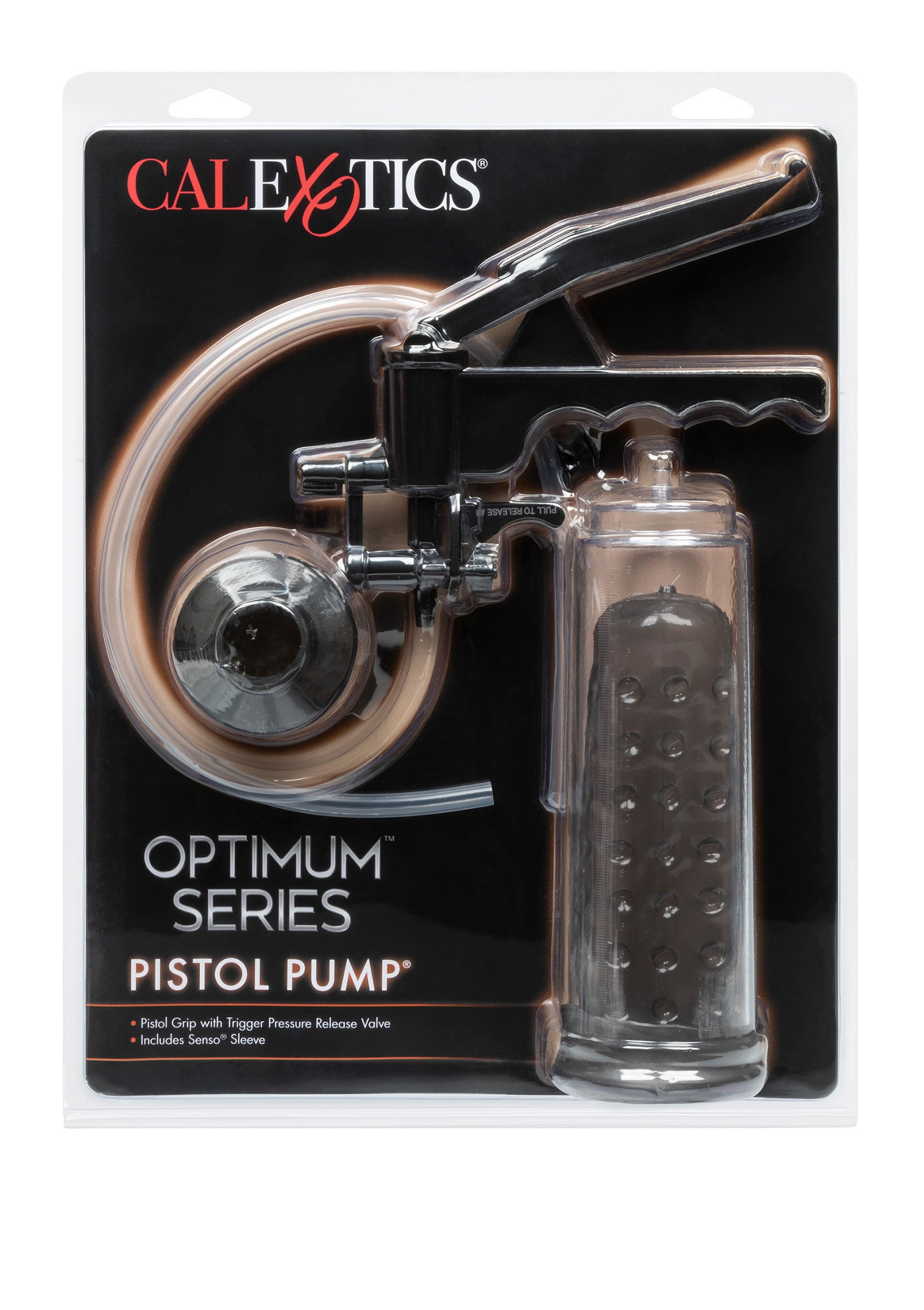 CalExotics Optimum Series Pistol Pump - Pour une expérience unique et intense. Pompe à pénis pour le plaisir masculin.; CalExotics Optimum Series Pistol Pump - Voor een unieke en intense ervaring. Penispomp voor mannelijk genot.; CalExotics Optimum Series Pistol Pump - For a unique and intense experience. Penis pump for male pleasure.