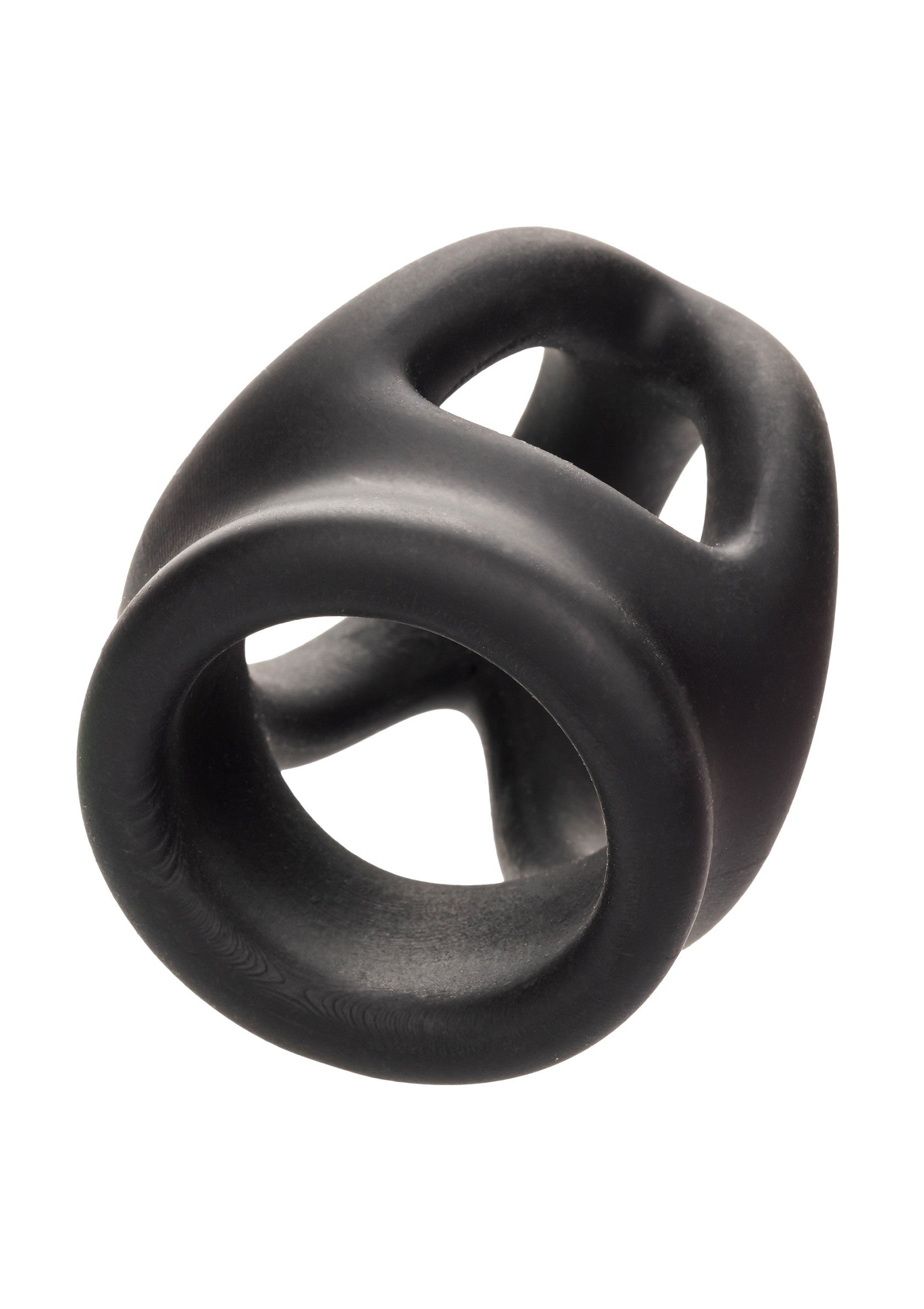Anneau pénien noir pour une endurance et un plaisir accrus.; Zwarte penisring voor meer uithoudingsvermogen en plezier.; Black cock ring for enhanced stamina and pleasure.