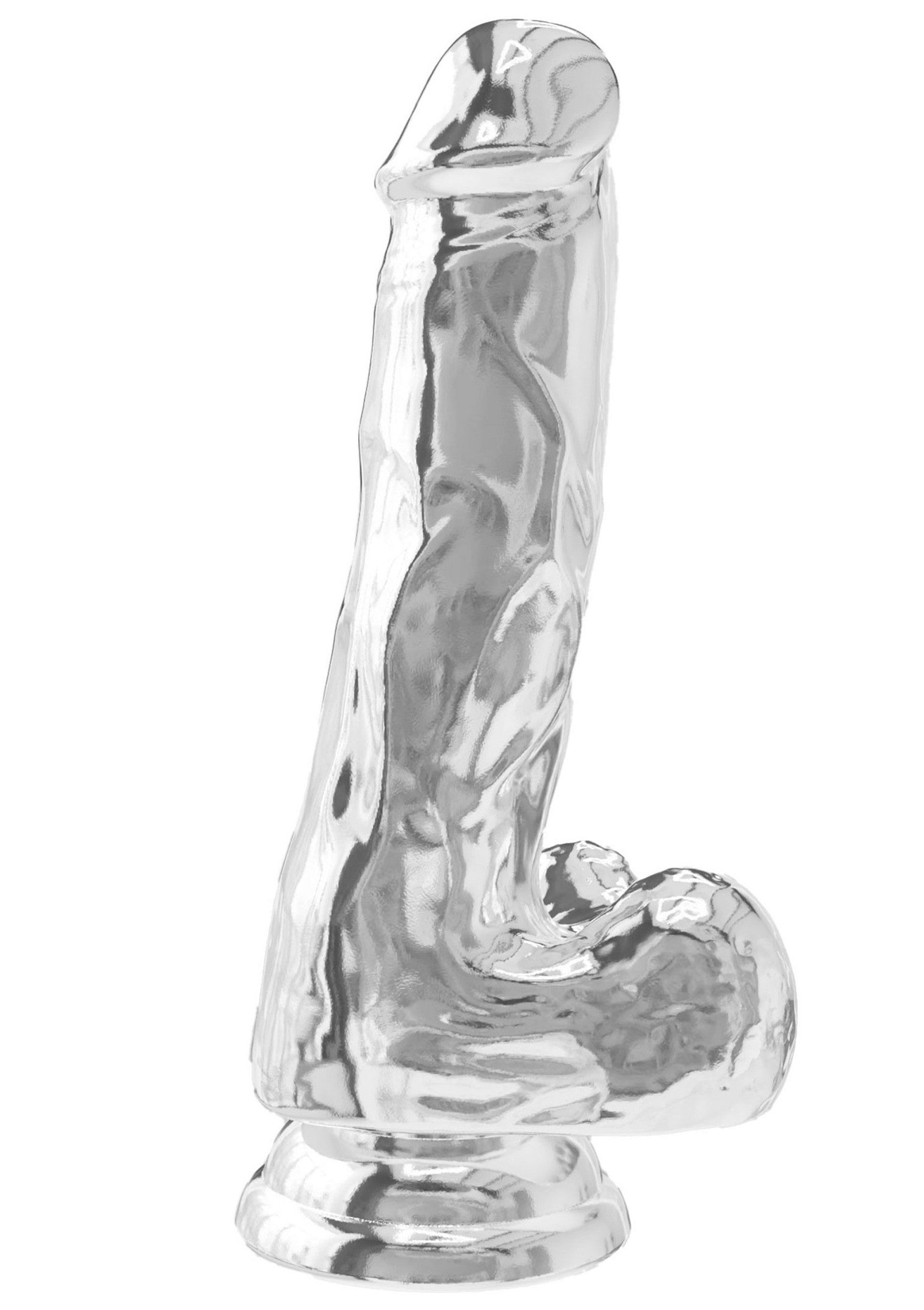 ToyJoy Clear Dildo TPE 16 cm