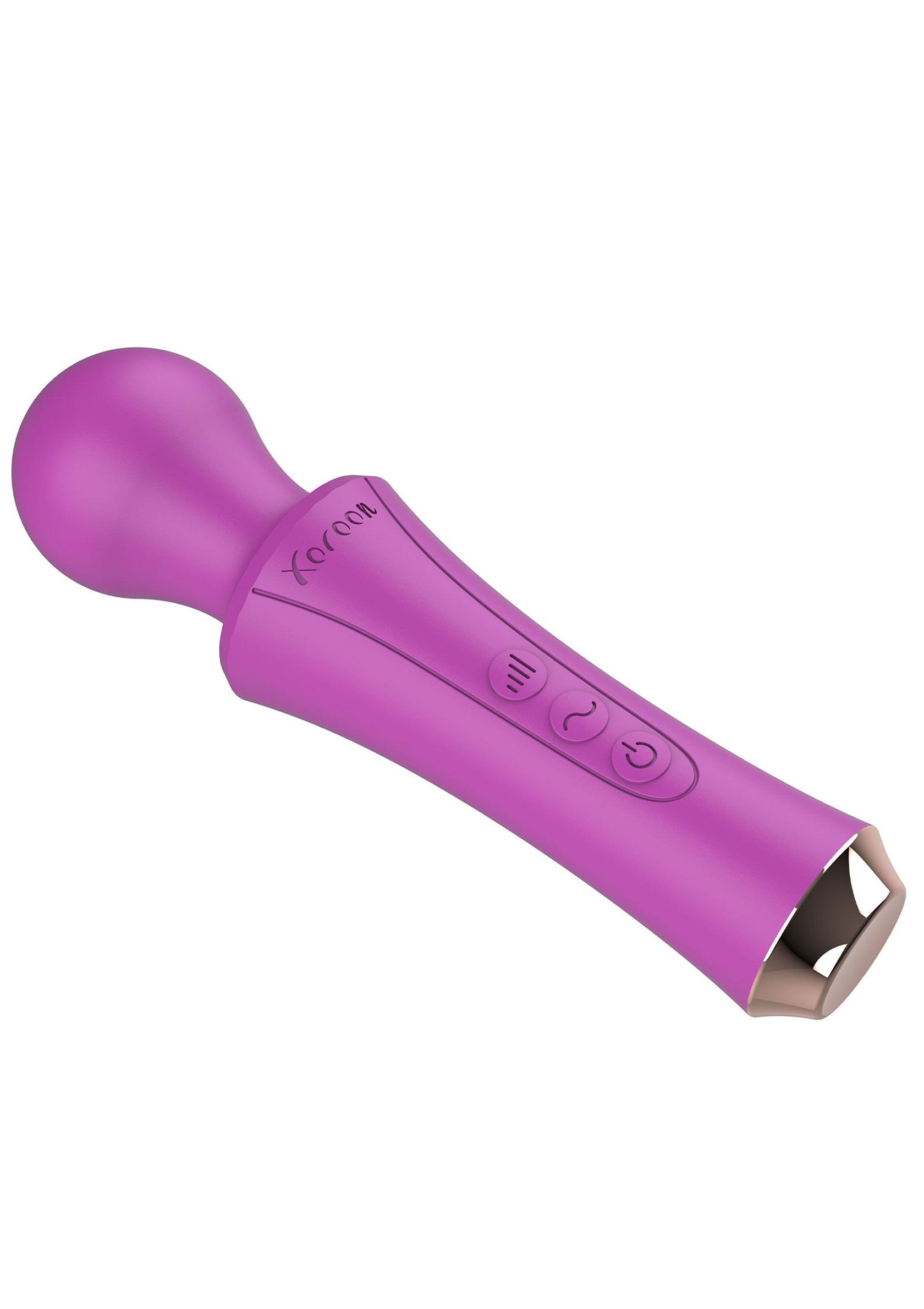Vibromasseur violet intense pour des moments de plaisir et de détente.; Intense paarse vibrator voor momenten van plezier en ontspanning.; Intense purple wand massager for moments of pleasure and relaxation.